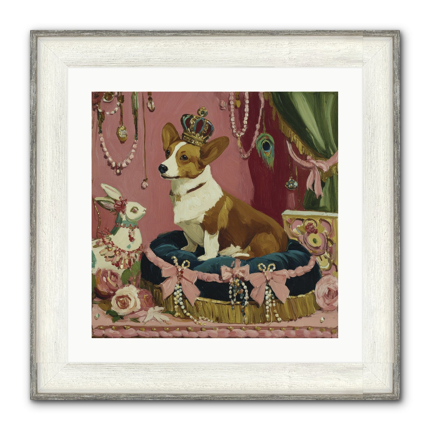 Unveiling Of Splendor Framed Print - Driftwood White 20x20
