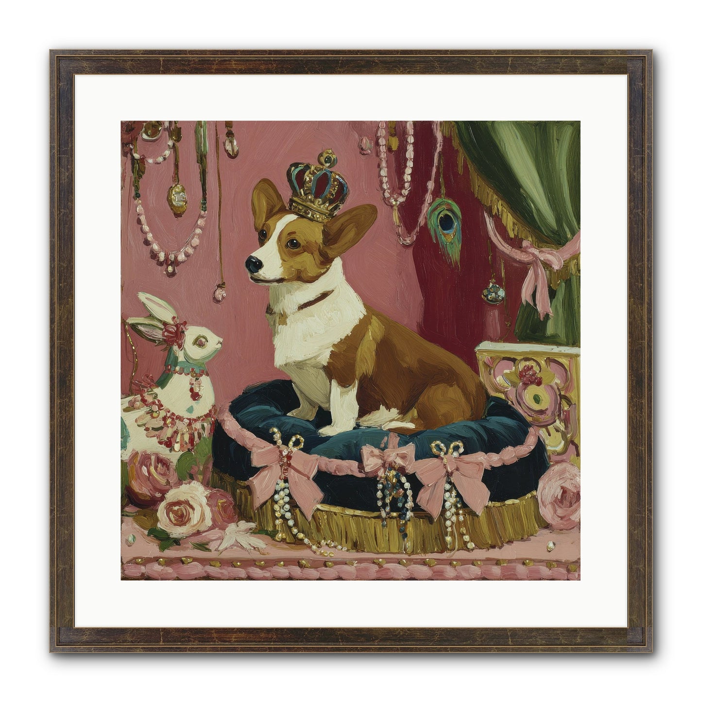 Unveiling Of Splendor Framed Print - Slimwoods Black/Gold 20x20
