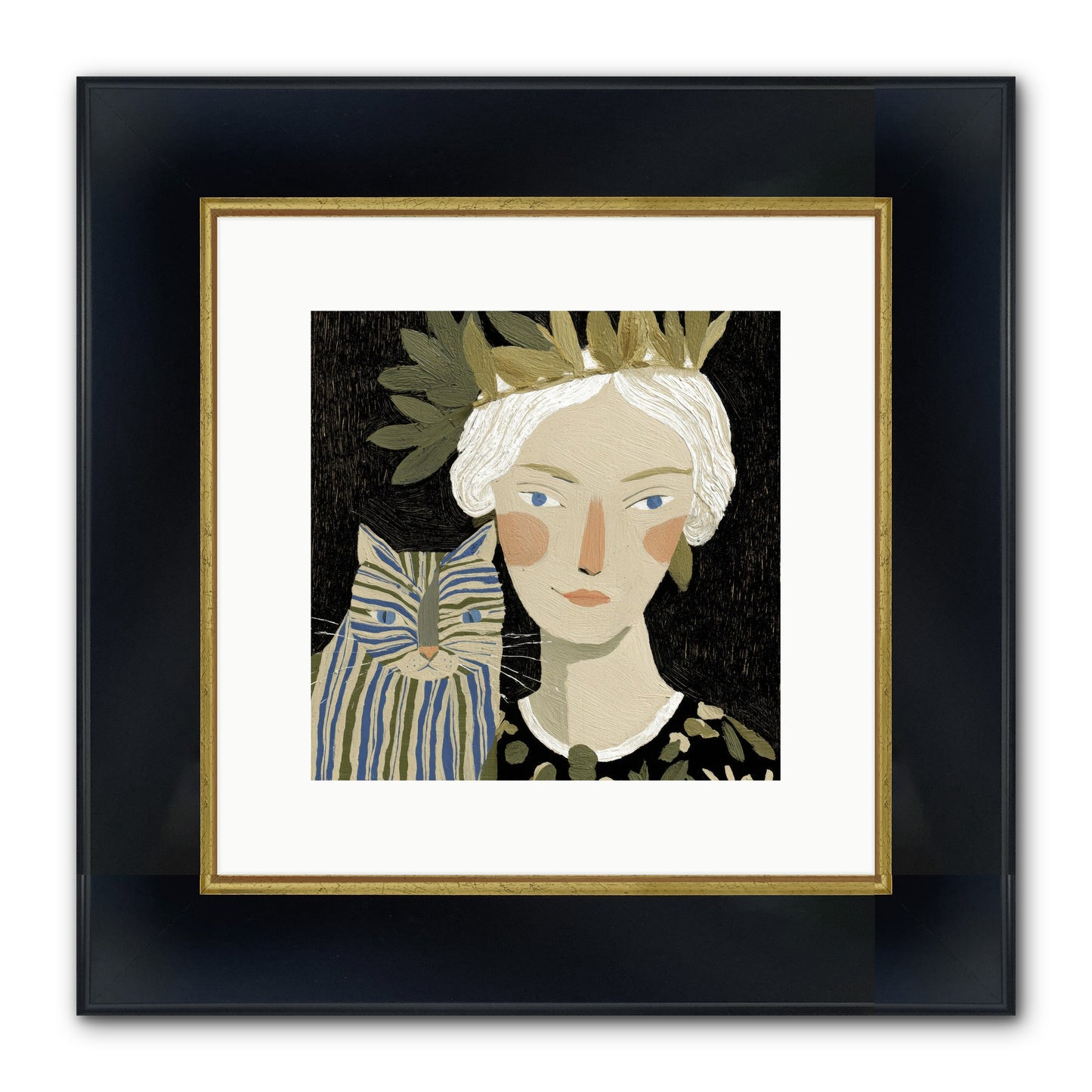 Unwritten Chapters Framed Print - Wide Black w/Gold 10x10