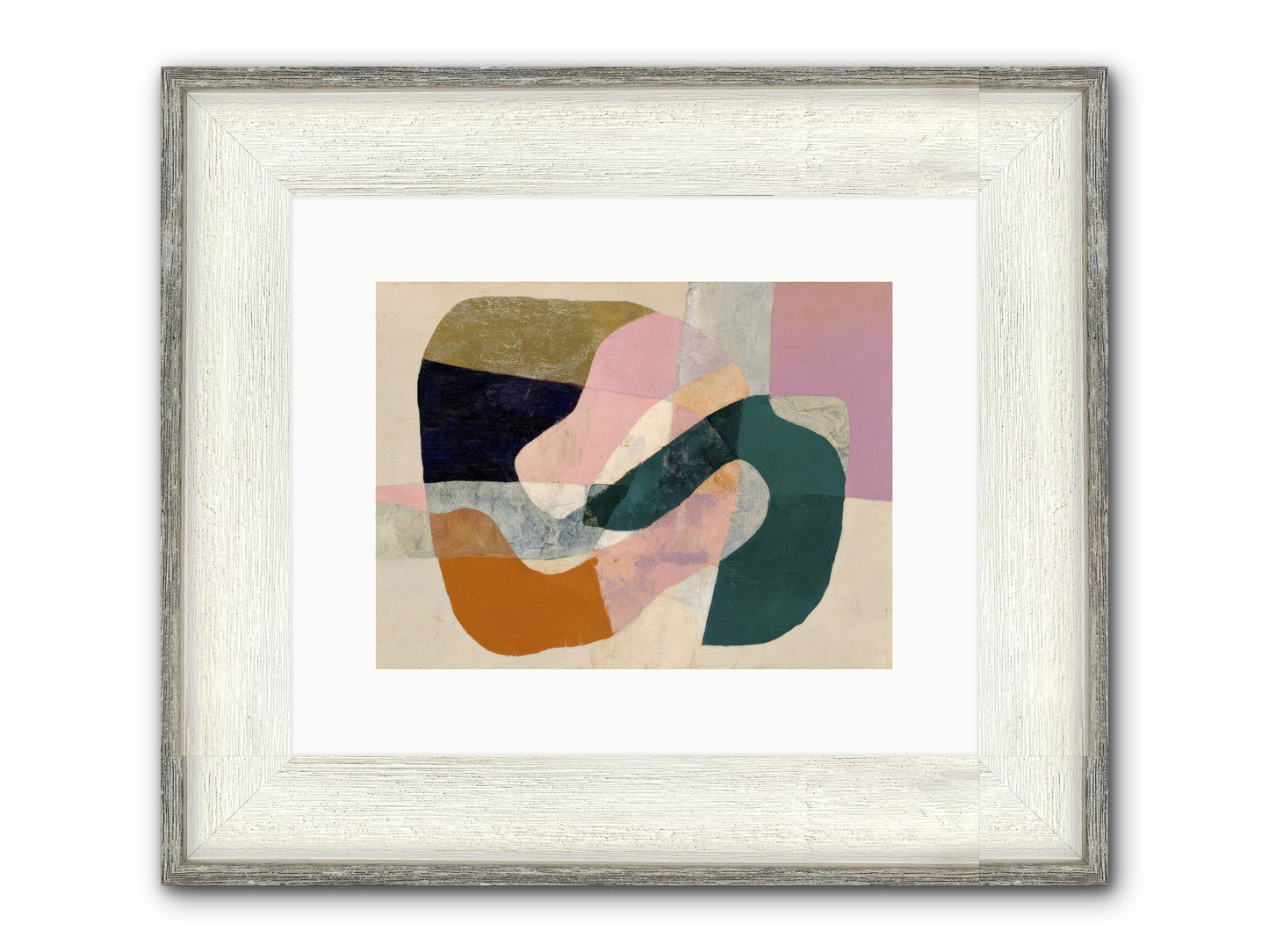 Urban Dusk Framed Print - Driftwood White 12x9