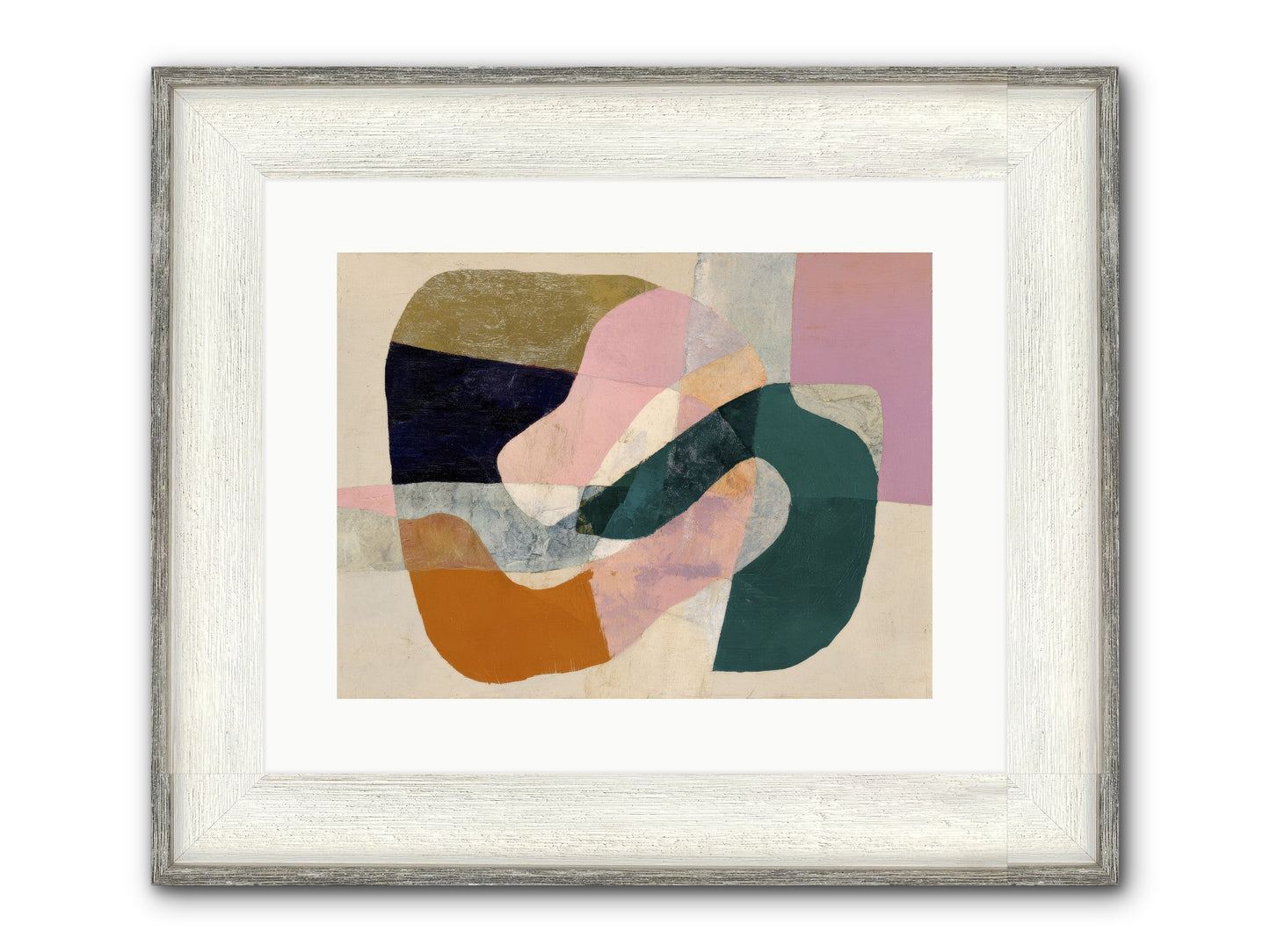 Urban Dusk Framed Print - Driftwood White 16x12