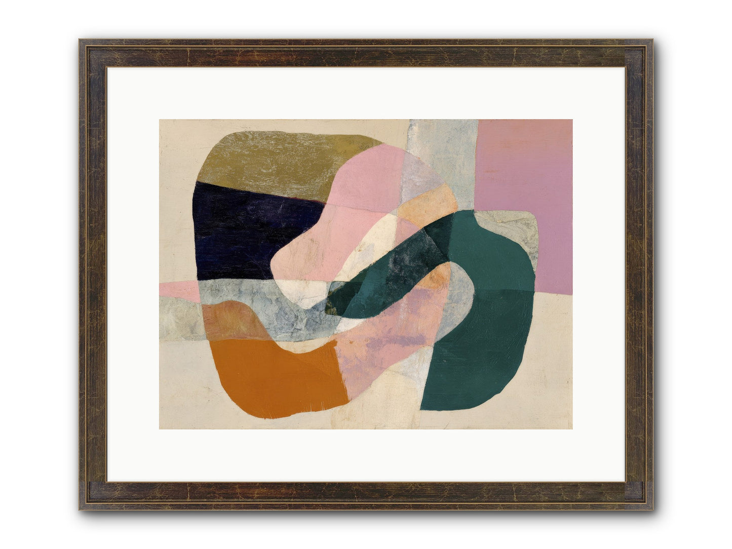 Urban Dusk Framed Print - Slimwoods Black/Gold 16x12