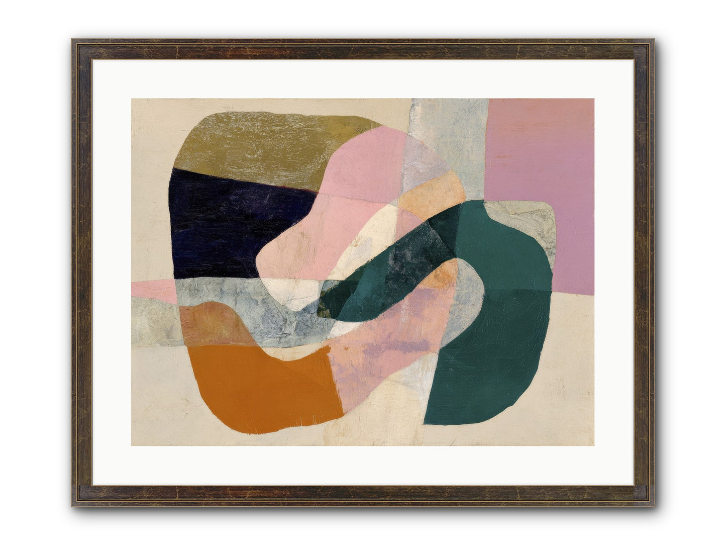 Urban Dusk Framed Print - Slimwoods Black/Gold 24x18