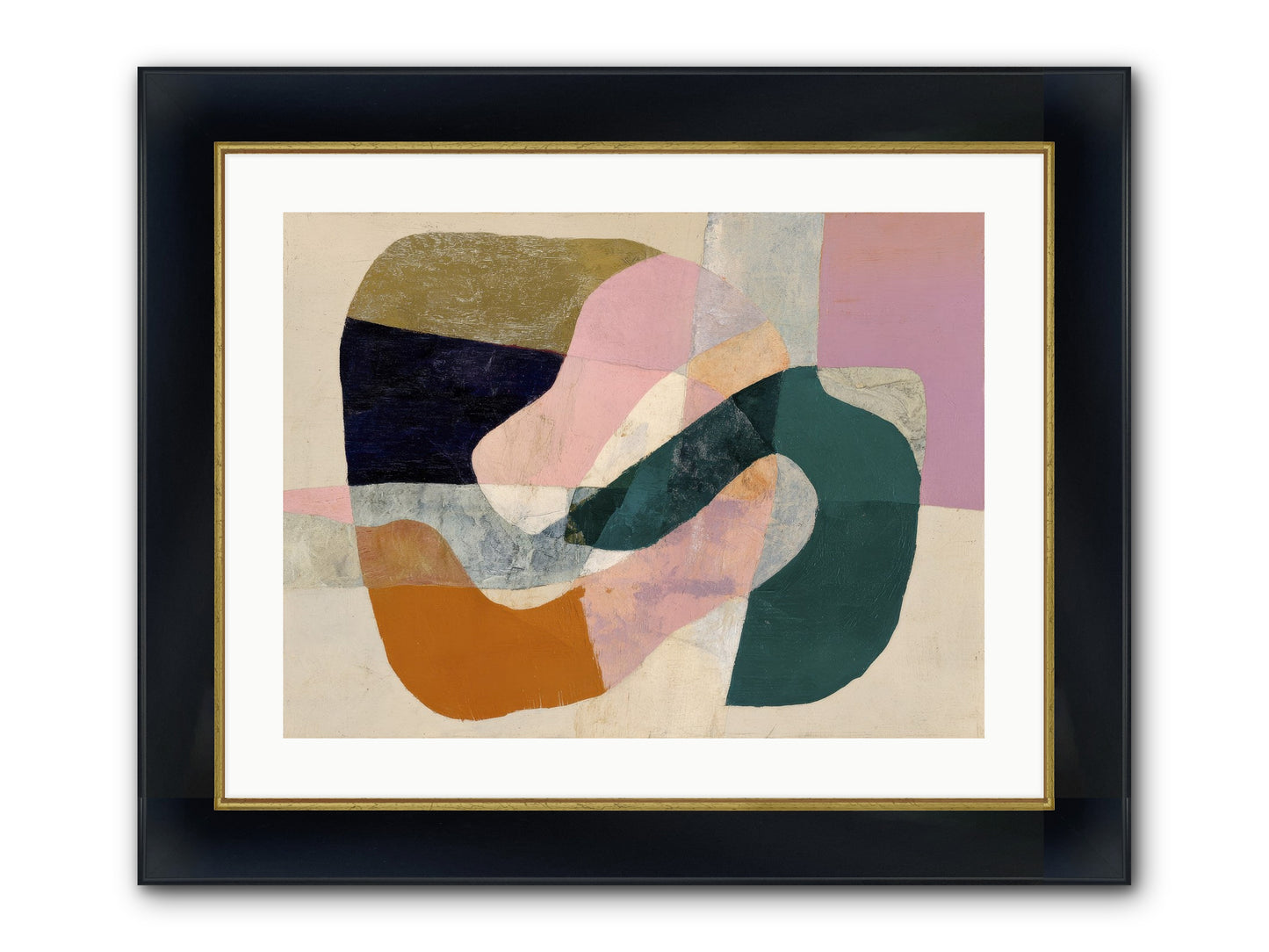 Urban Dusk Framed Print - Wide Black w/Gold 24x18