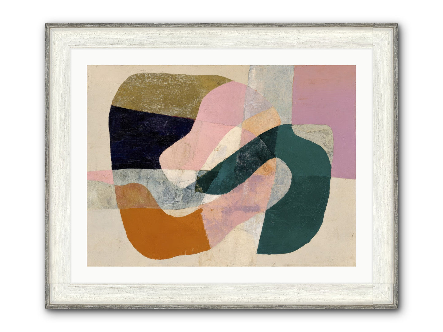 Urban Dusk Framed Print - Driftwood White 32x24