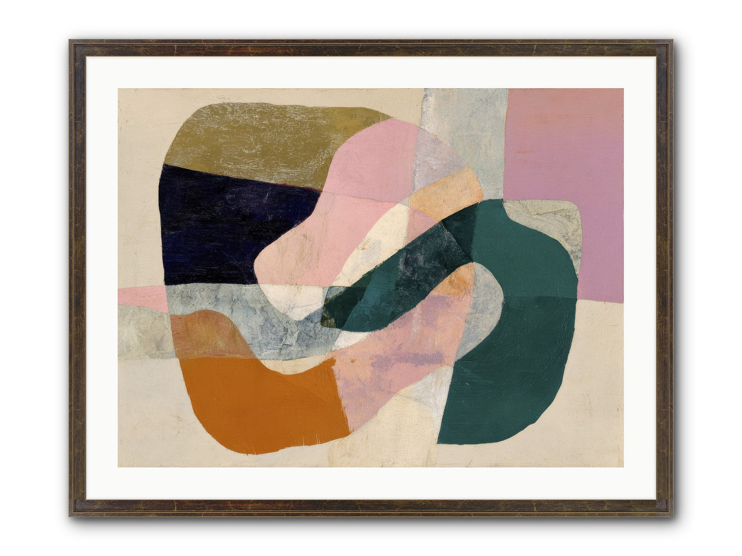 Urban Dusk Framed Print - Slimwoods Black/Gold 32x24