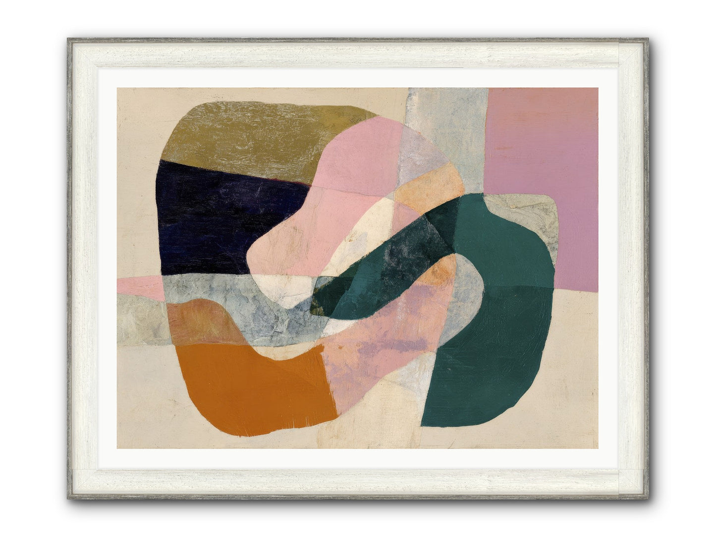 Urban Dusk Framed Print - Driftwood White 48x36