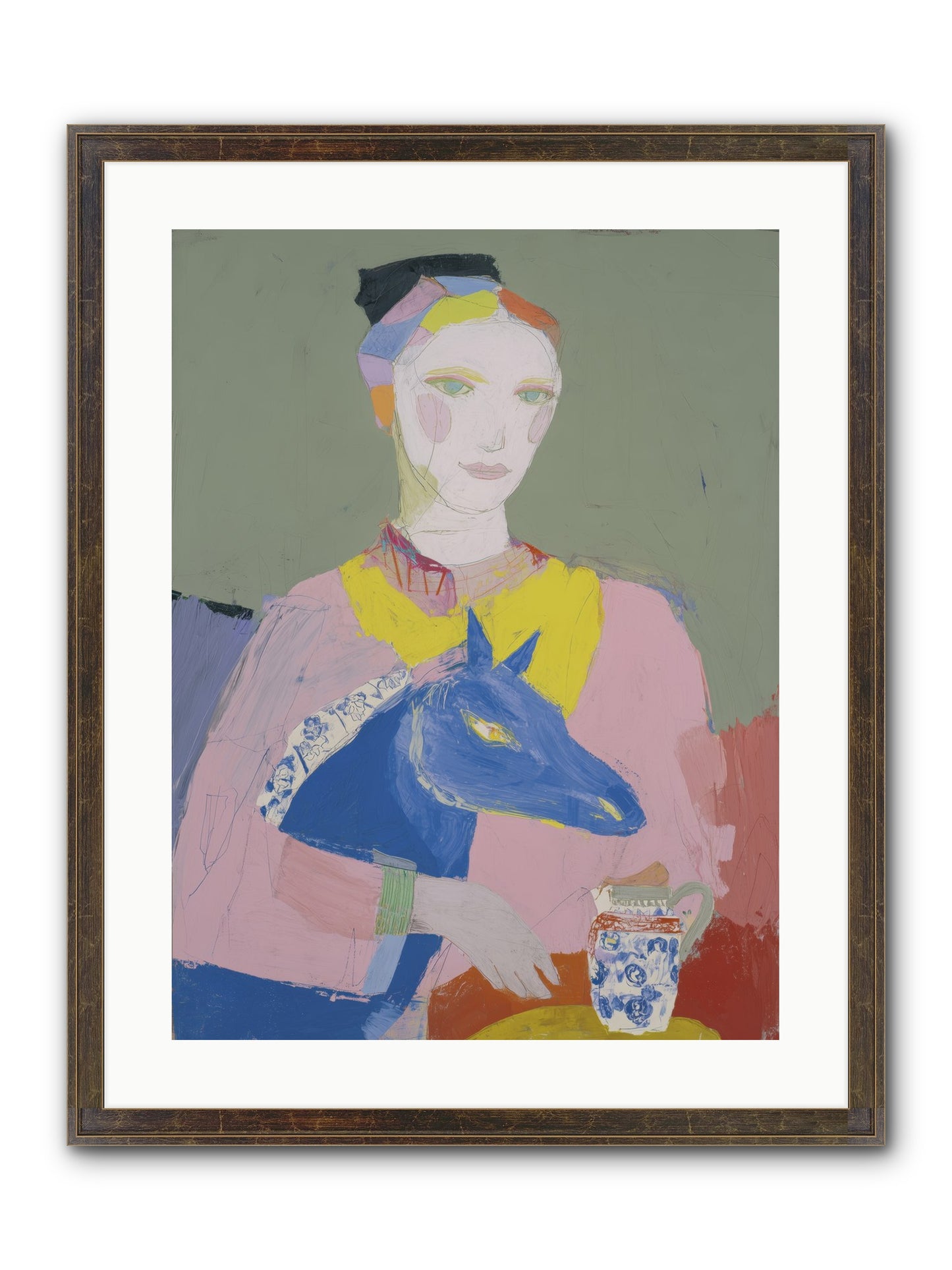 Vagabond Allure Framed Print - Slimwoods Black/Gold 18x24