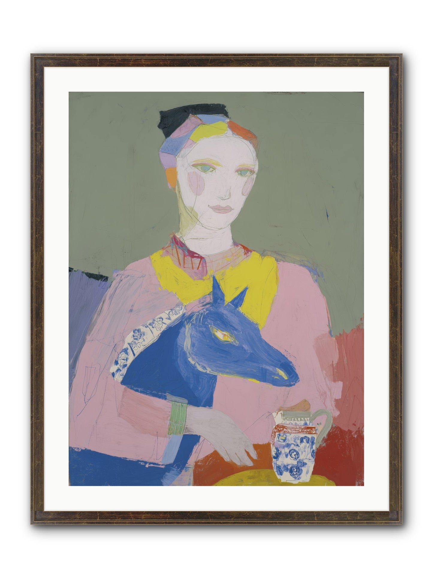 Vagabond Allure Framed Print - Slimwoods Black/Gold 24x32