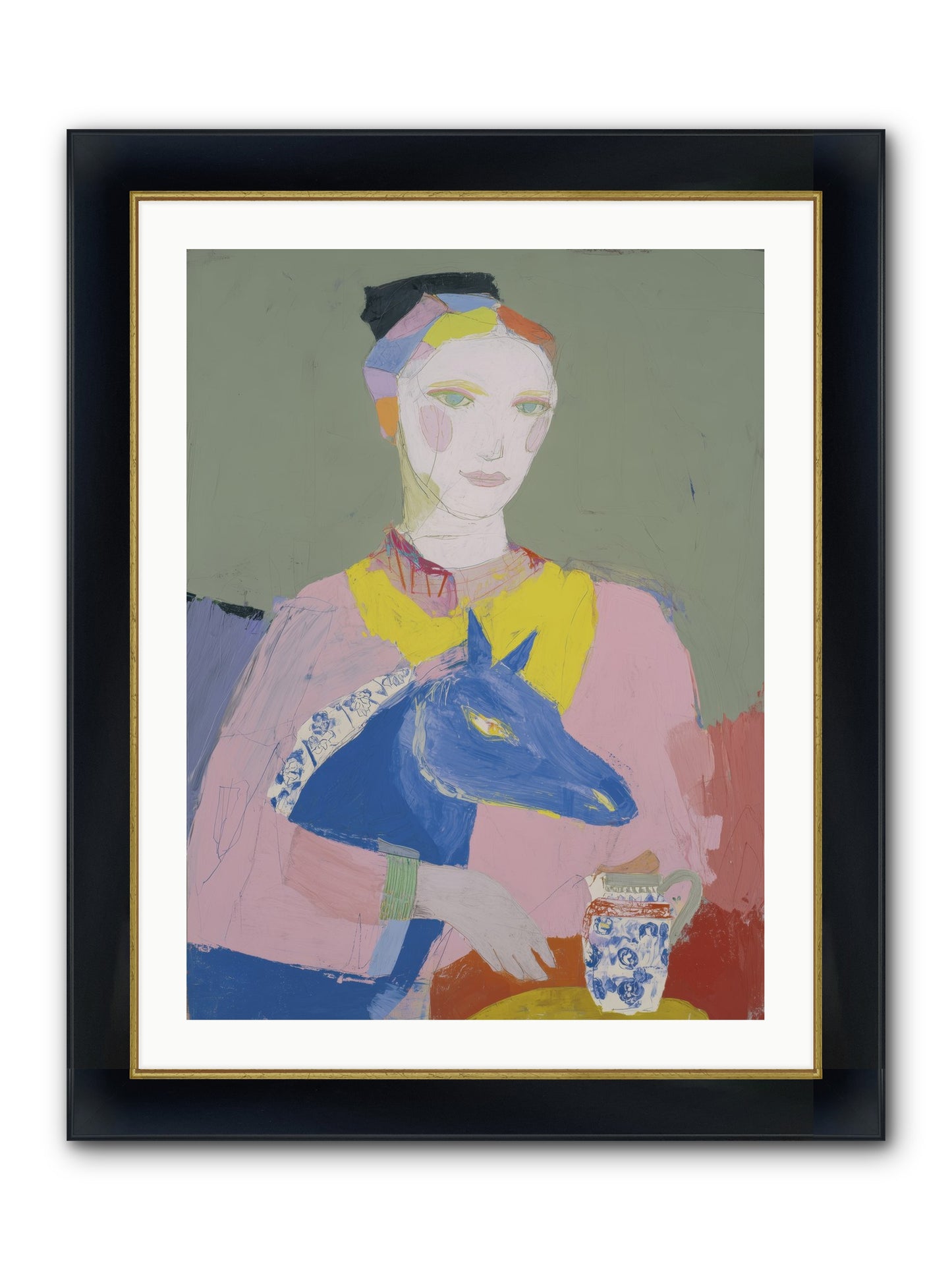 Vagabond Allure Framed Print - Wide Black w/Gold 24x32