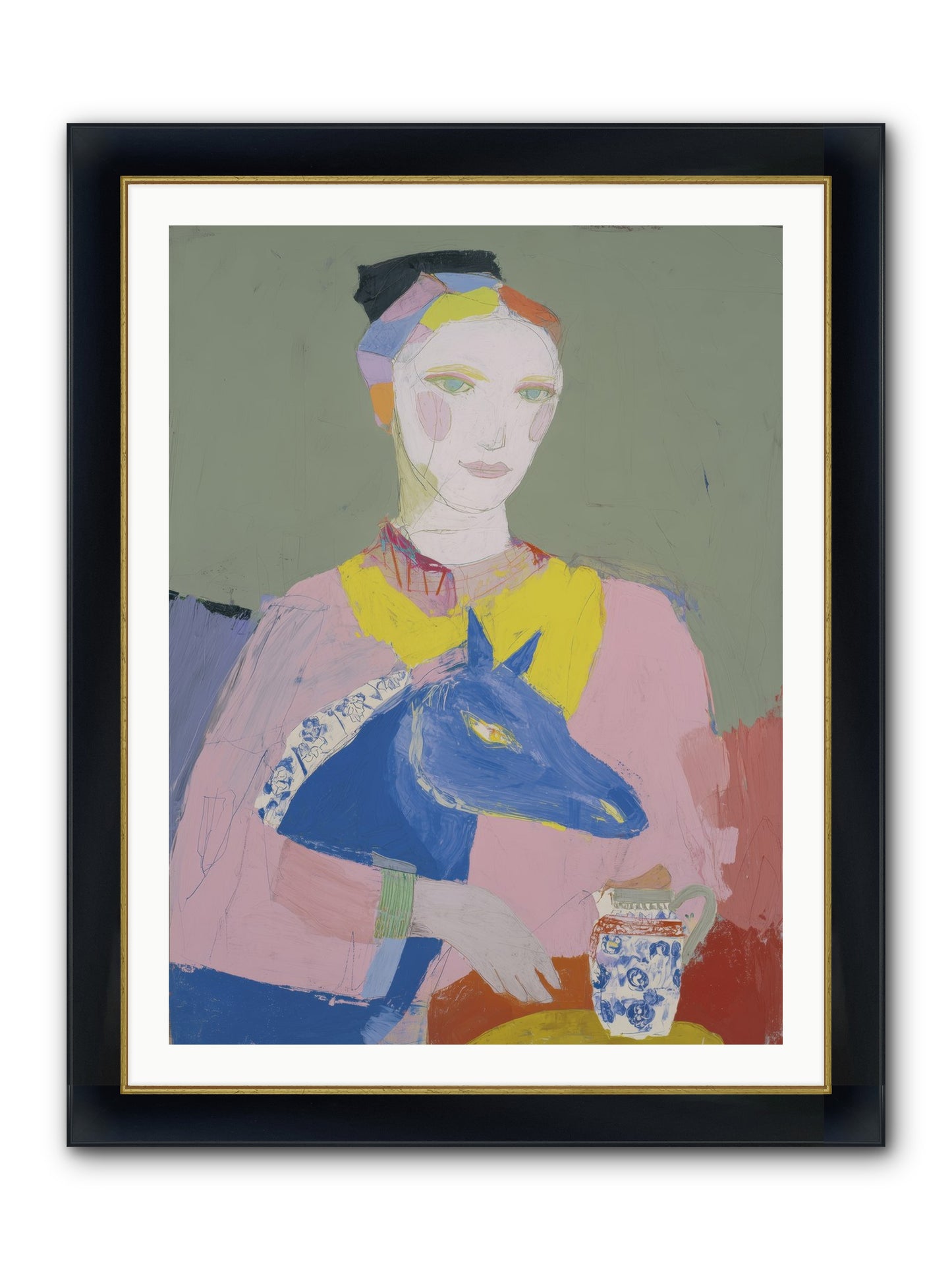 Vagabond Allure Framed Print - Wide Black w/Gold 30x40