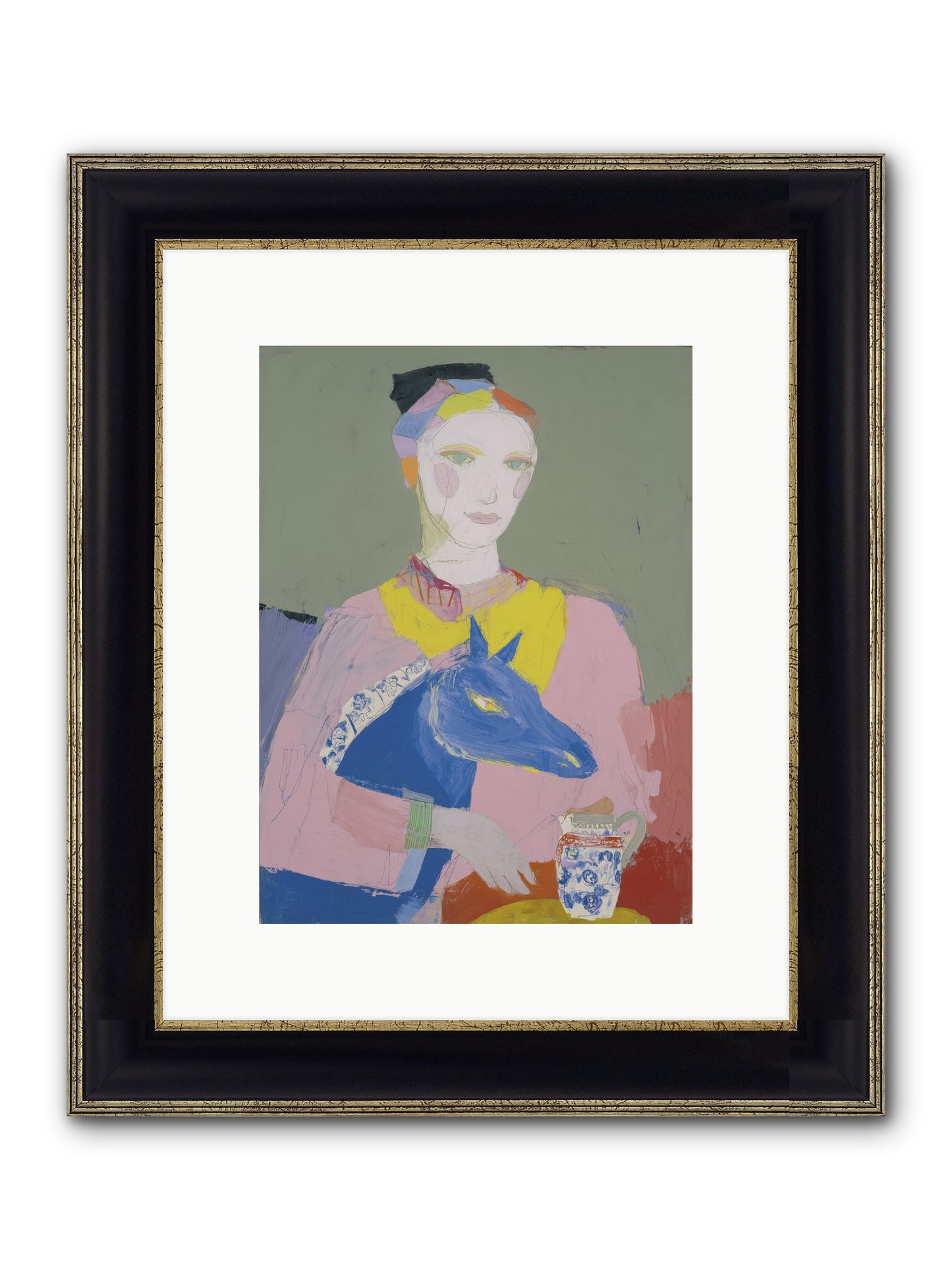 Vagabond Allure Framed Print - Black & Gold 9x12