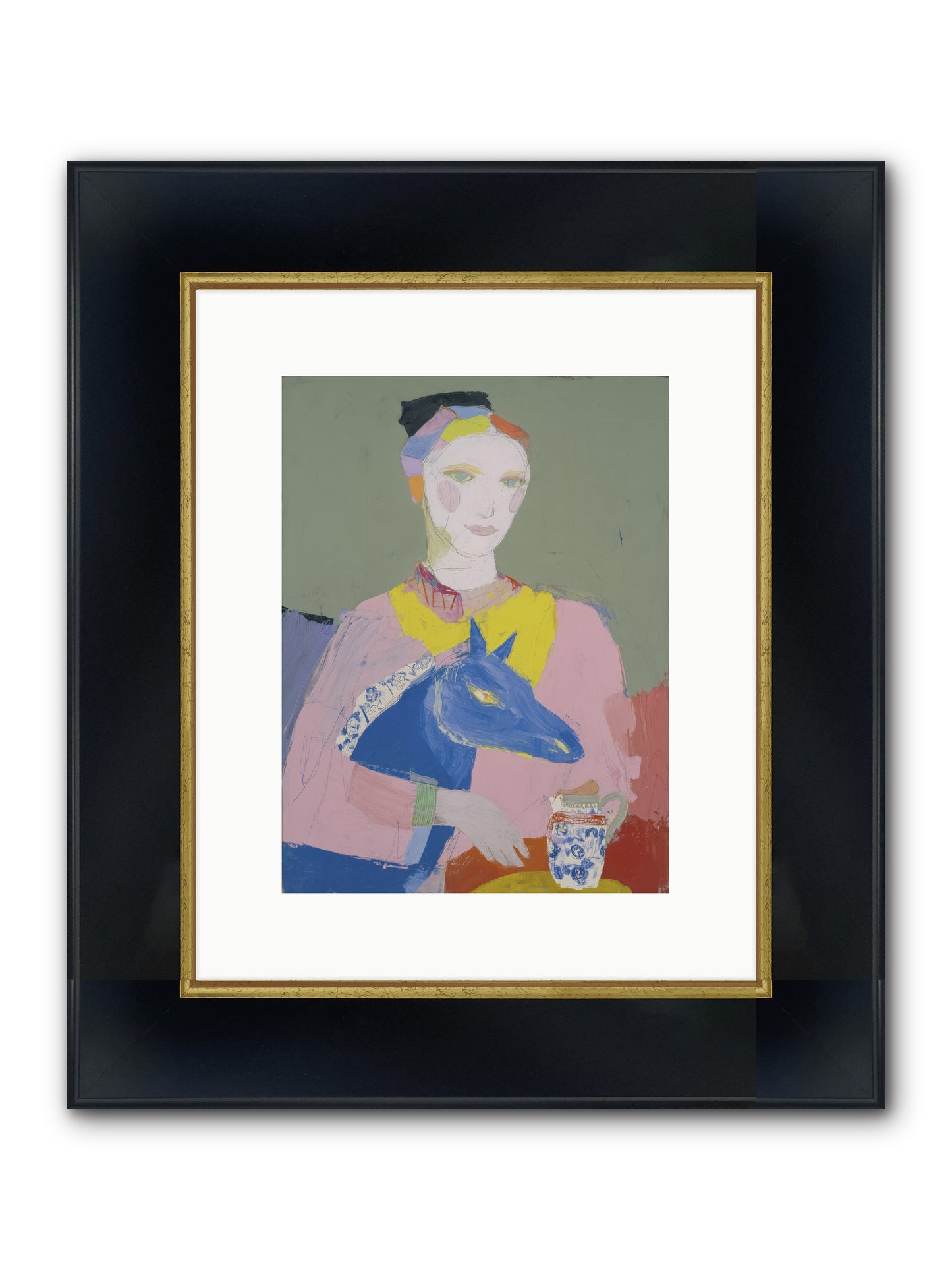 Vagabond Allure Framed Print - Wide Black w/Gold 9x12