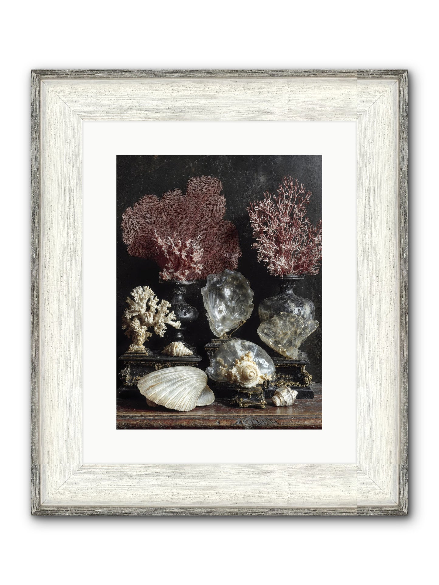Vault Of Wonders Framed Print - Driftwood White 12x16