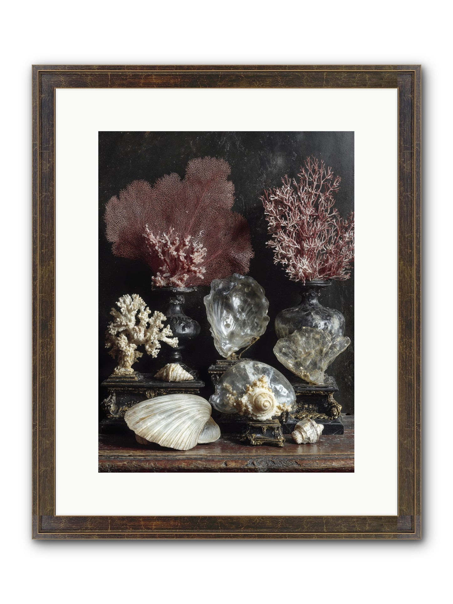 Vault Of Wonders Framed Print - Slimwoods Black/Gold 12x16