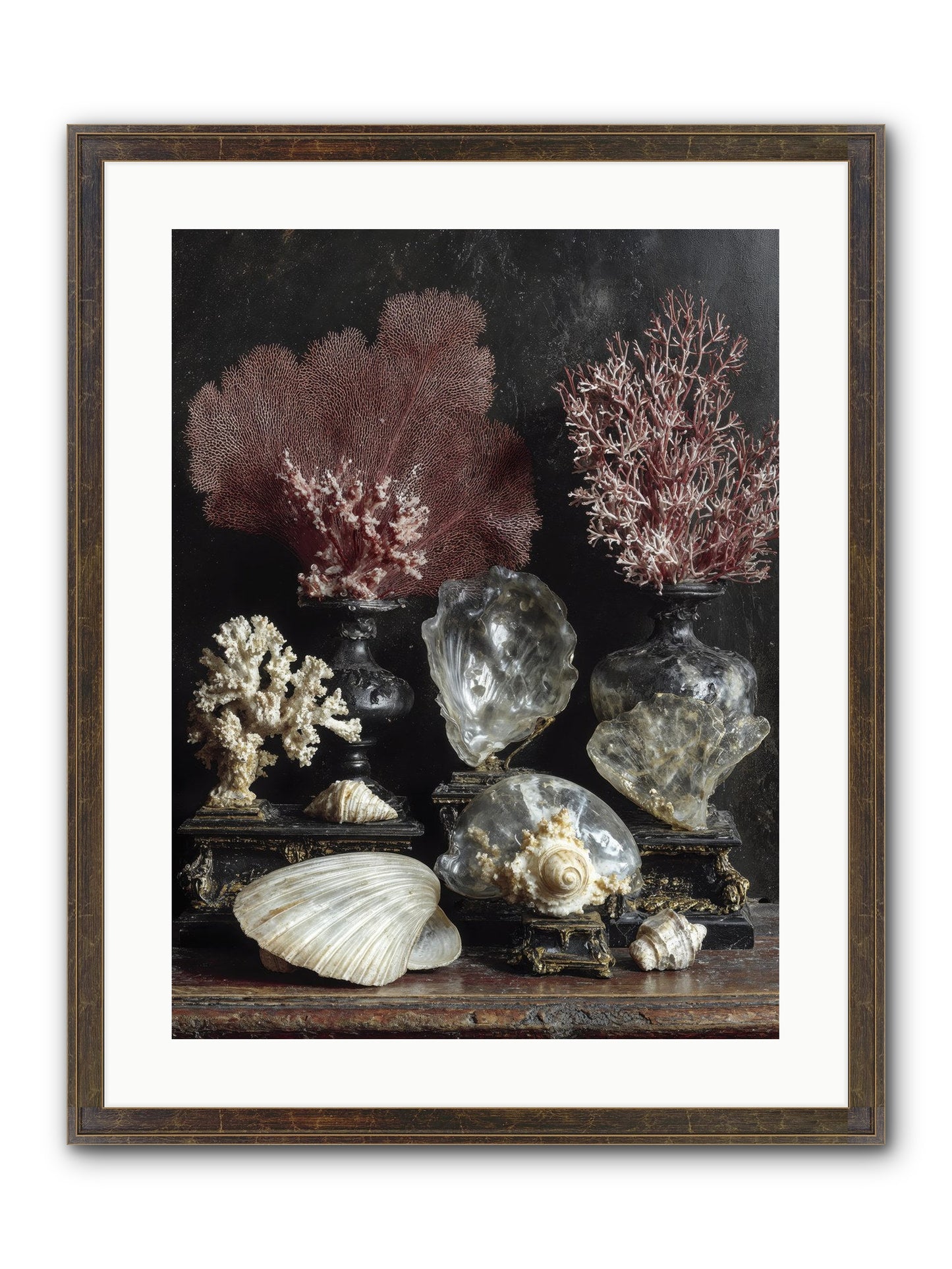 Vault Of Wonders Framed Print - Slimwoods Black/Gold 18x24
