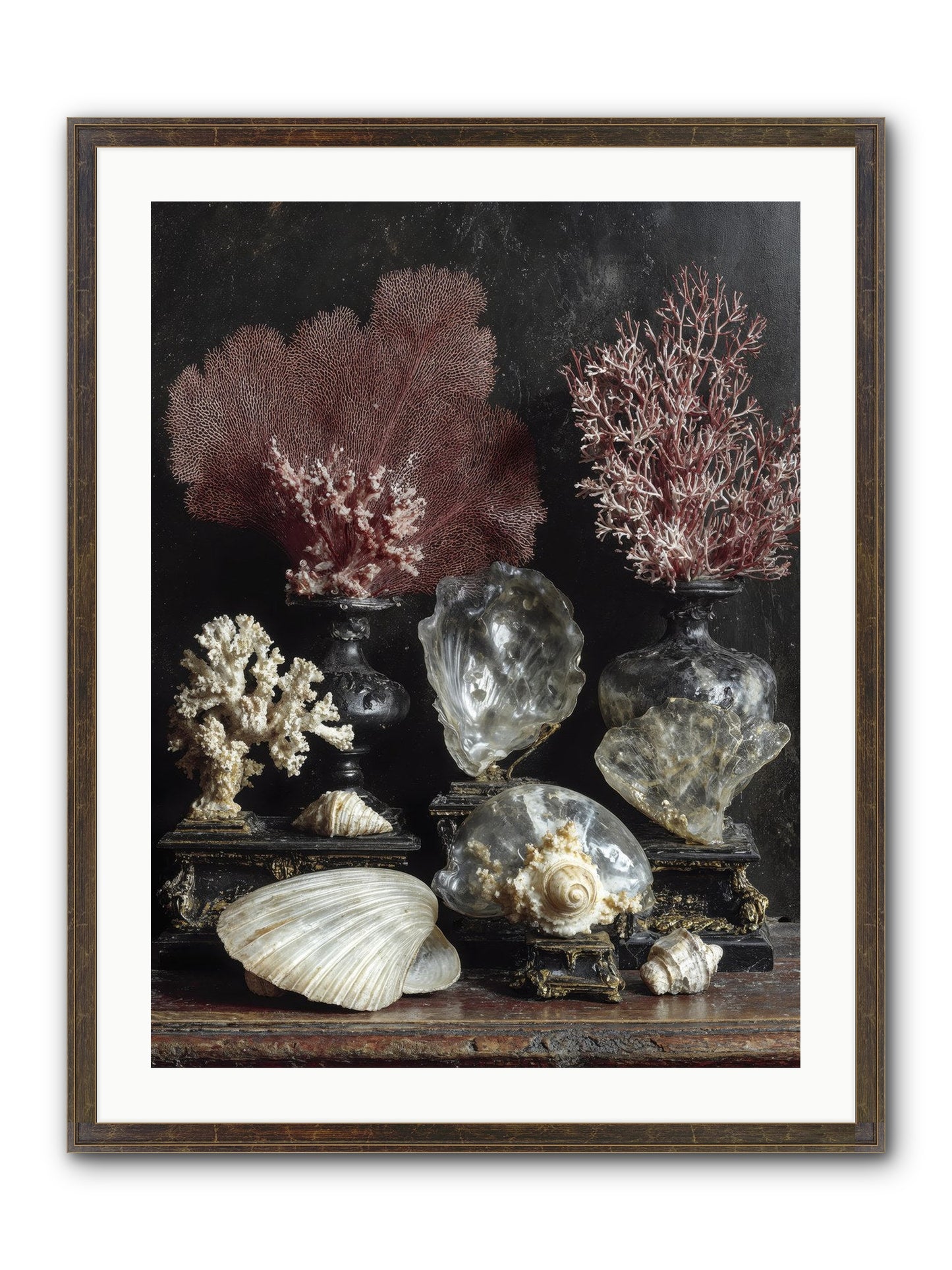 Vault Of Wonders Framed Print - Slimwoods Black/Gold 24x32