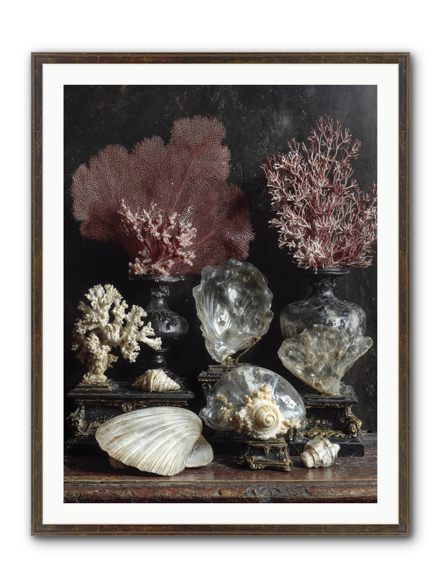 Vault Of Wonders Framed Print - Slimwoods Black/Gold 30x40