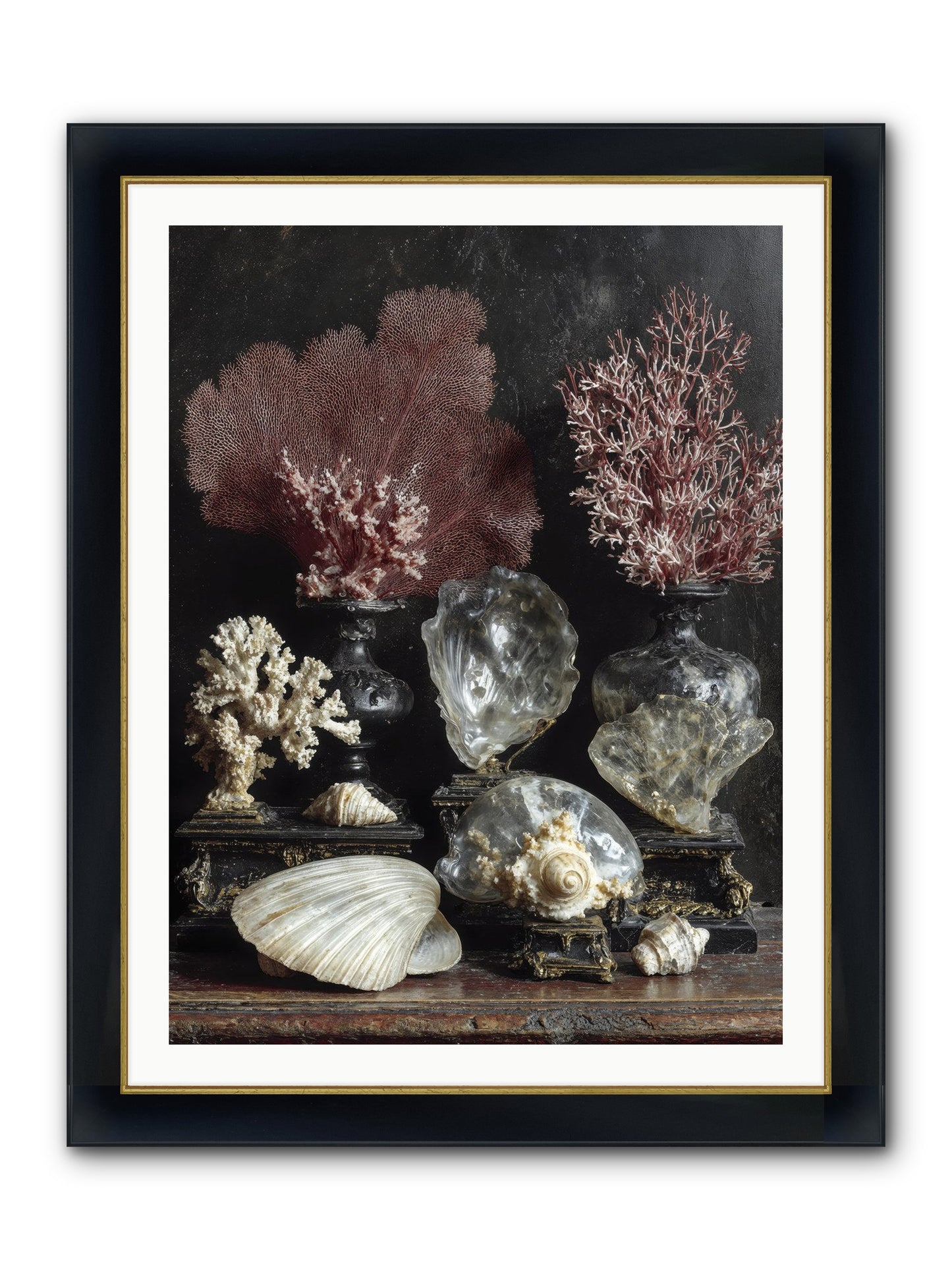 Vault Of Wonders Framed Print - Wide Black w/Gold 30x40