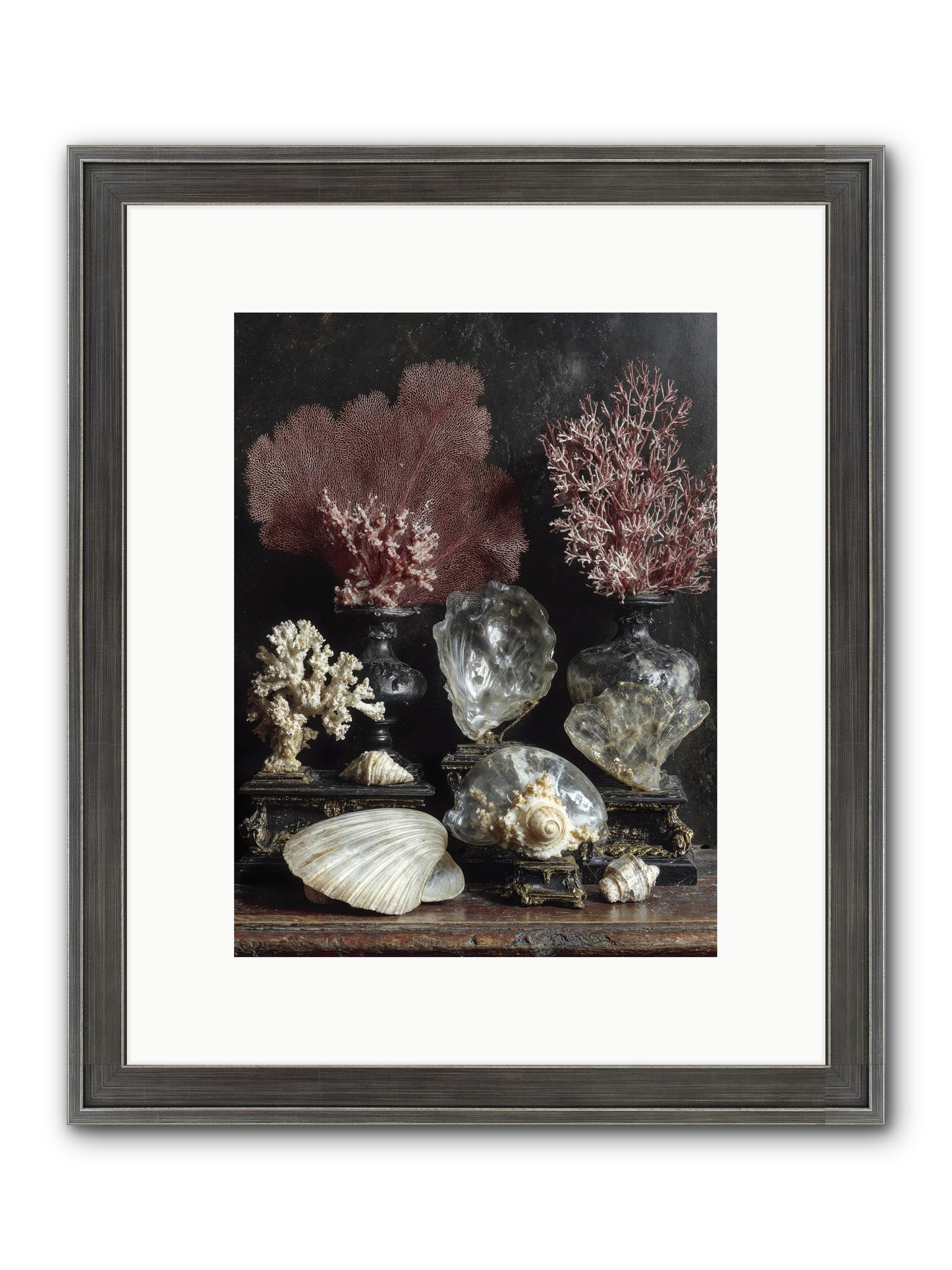 Vault Of Wonders Framed Print - Slimwoods Black/Silver 9x12
