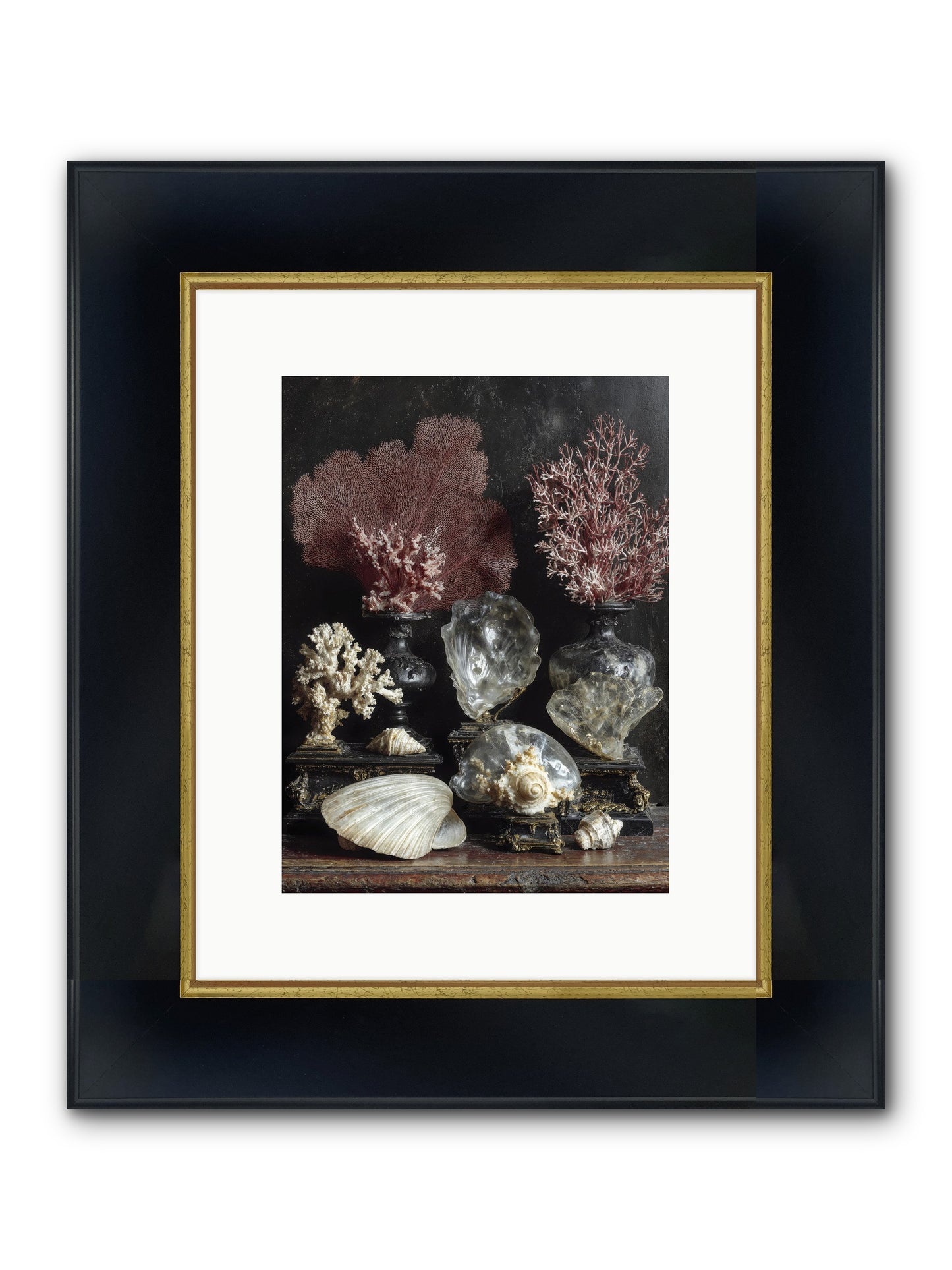 Vault Of Wonders Framed Print - Wide Black w/Gold 9x12