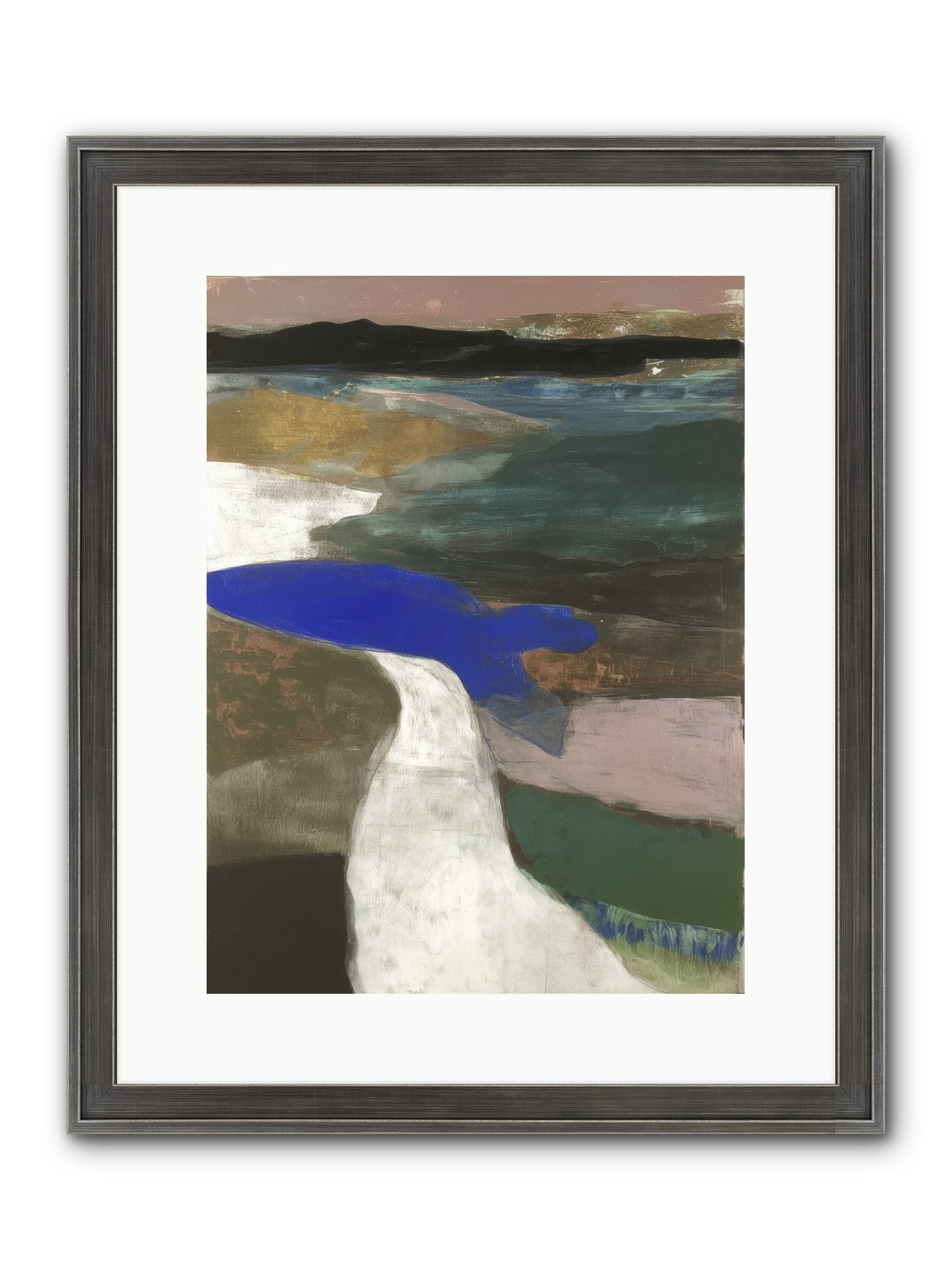 Veil Of Sighs Framed Print - Slimwoods Black/Silver 12x16