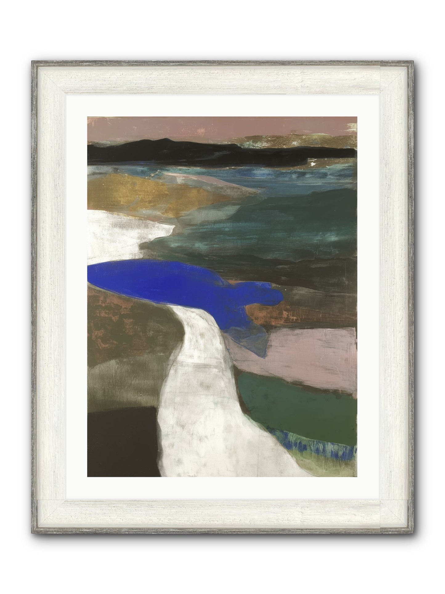 Veil Of Sighs Framed Print - Driftwood White 24x32