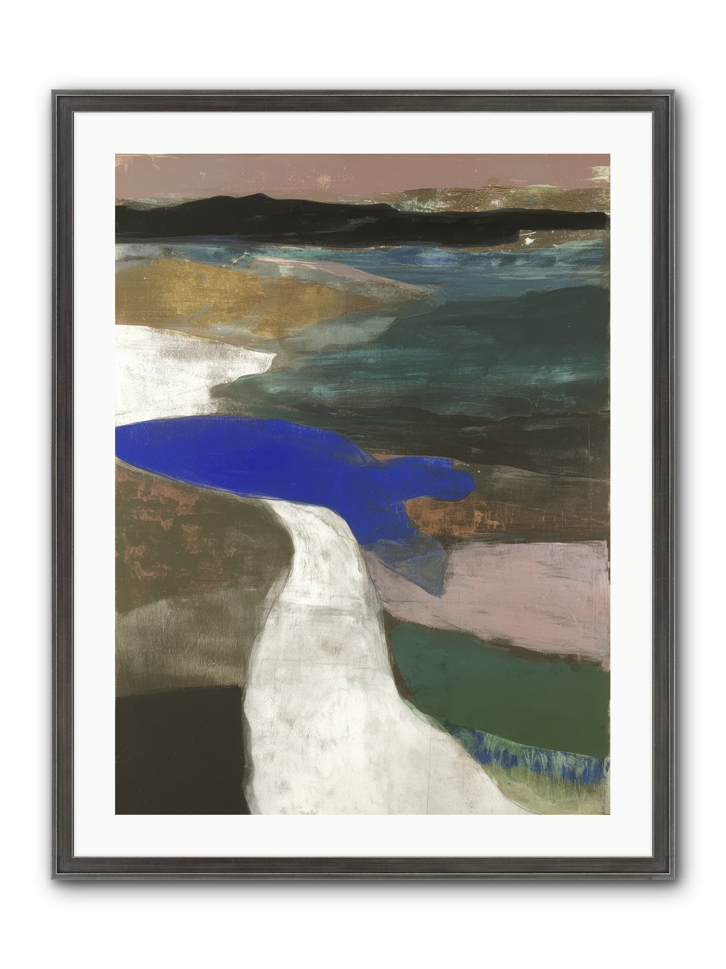 Veil Of Sighs Framed Print - Slimwoods Black/Silver 24x32