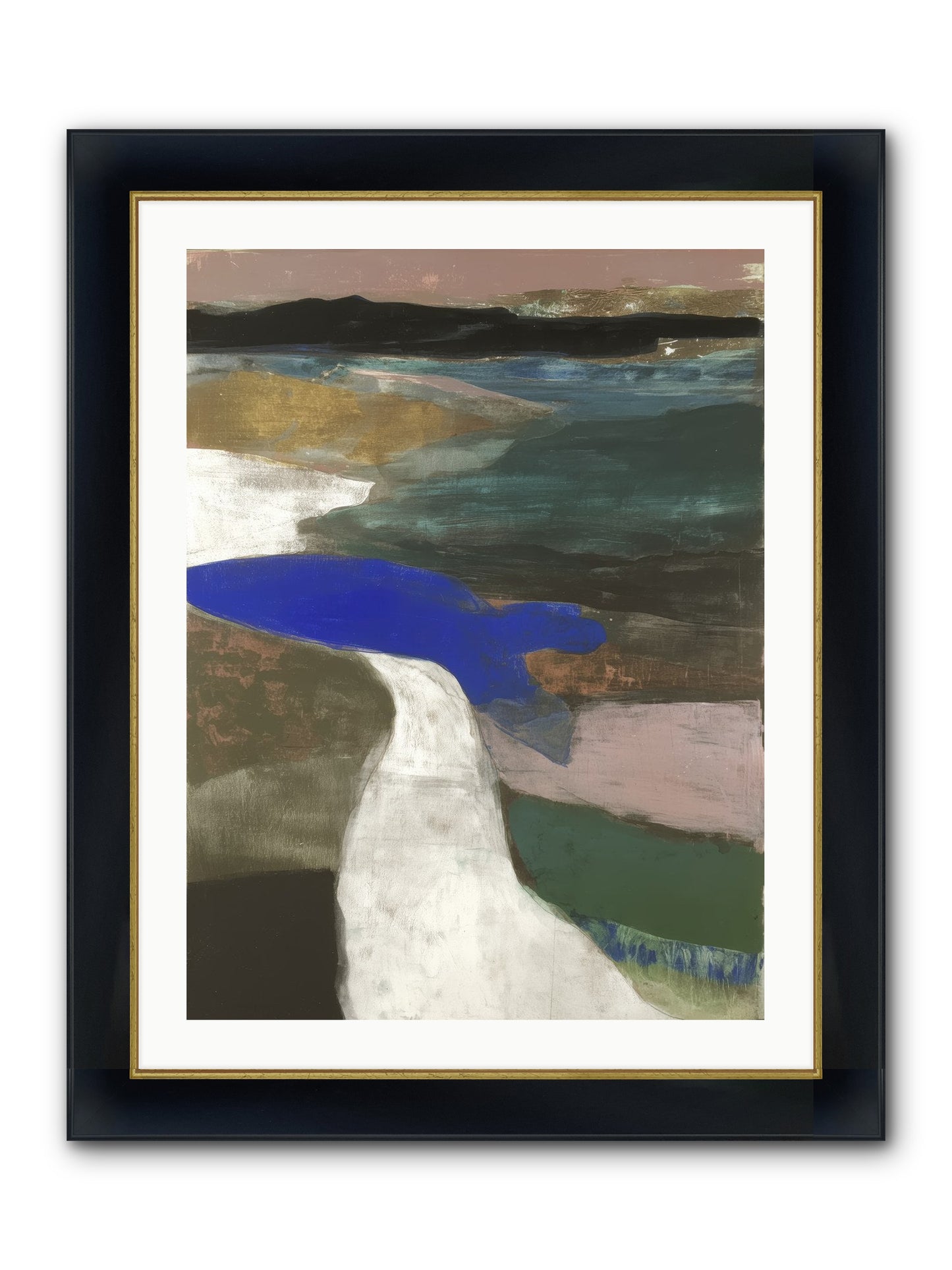 Veil Of Sighs Framed Print - Wide Black w/Gold 24x32