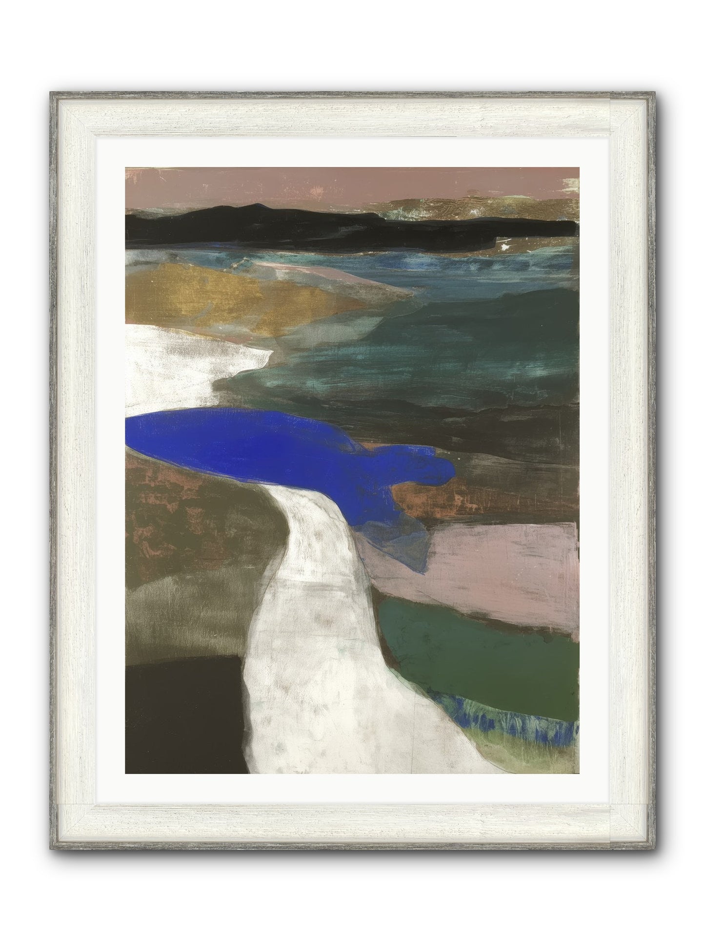Veil Of Sighs Framed Print - Driftwood White 30x40