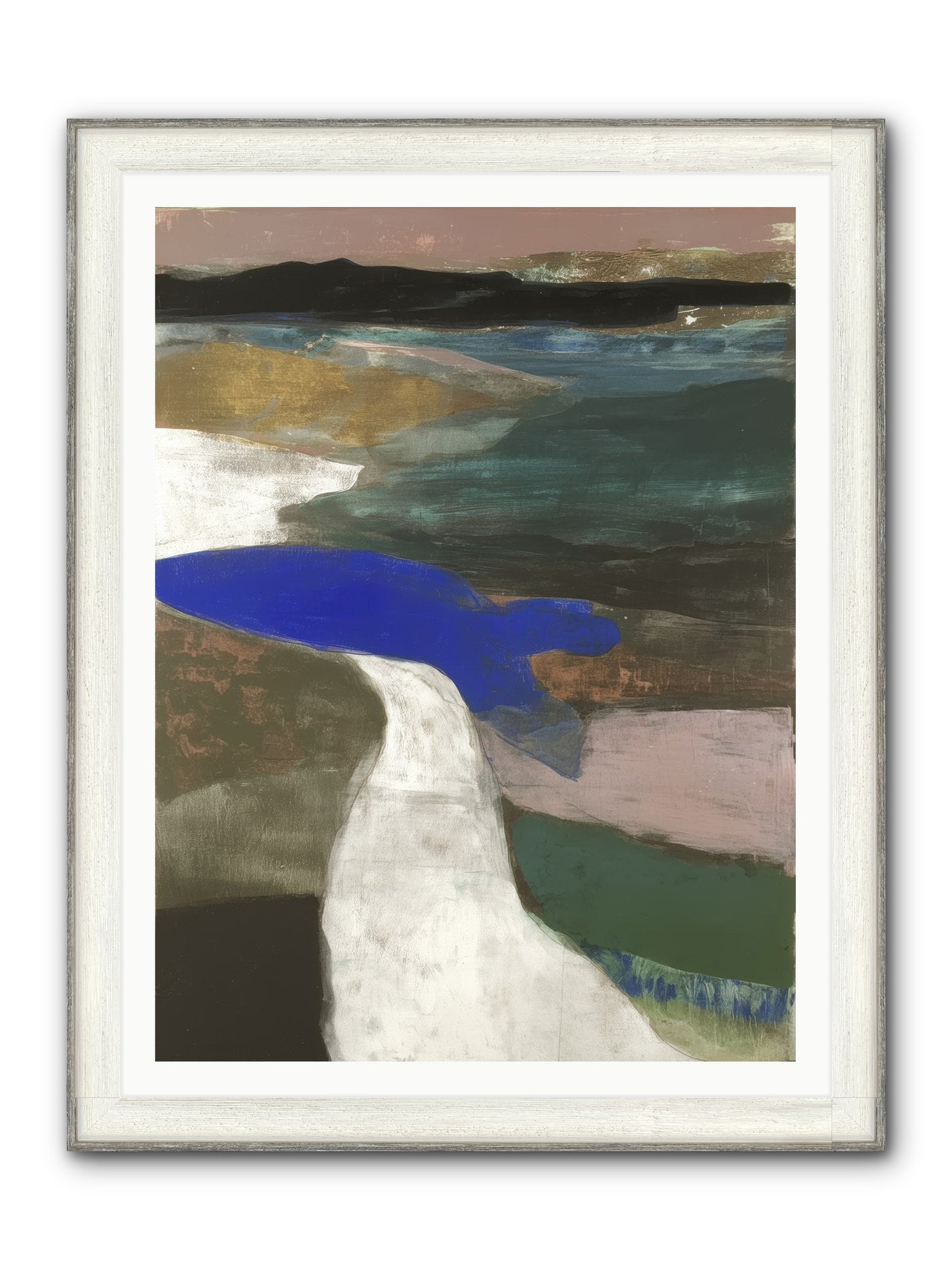 Veil Of Sighs Framed Print - Driftwood White 36x48