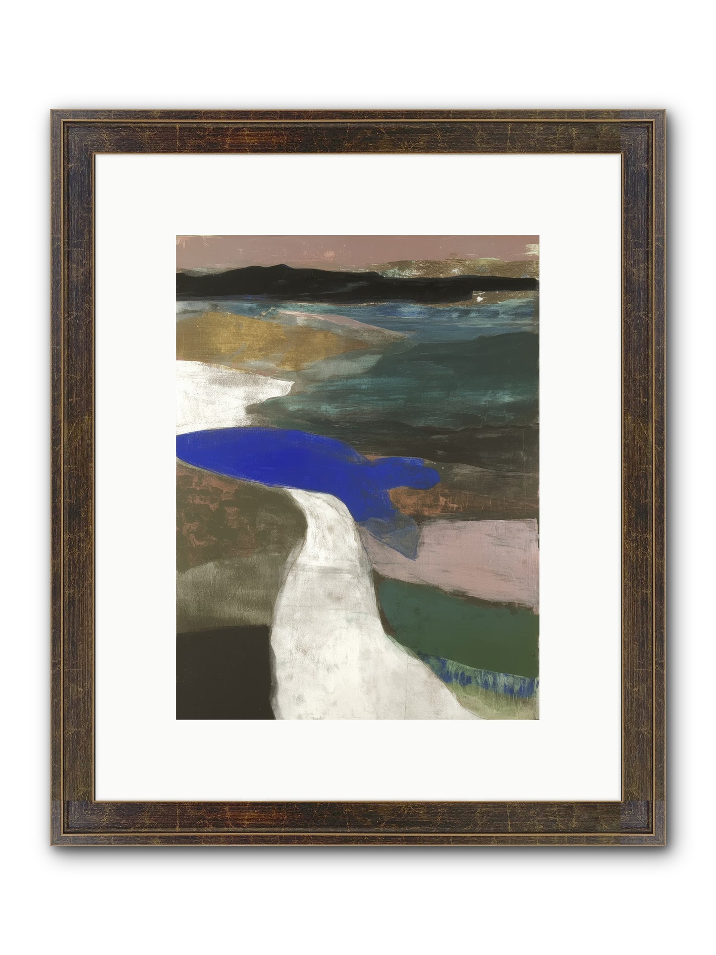 Veil Of Sighs Framed Print - Slimwoods Black/Gold 9x12