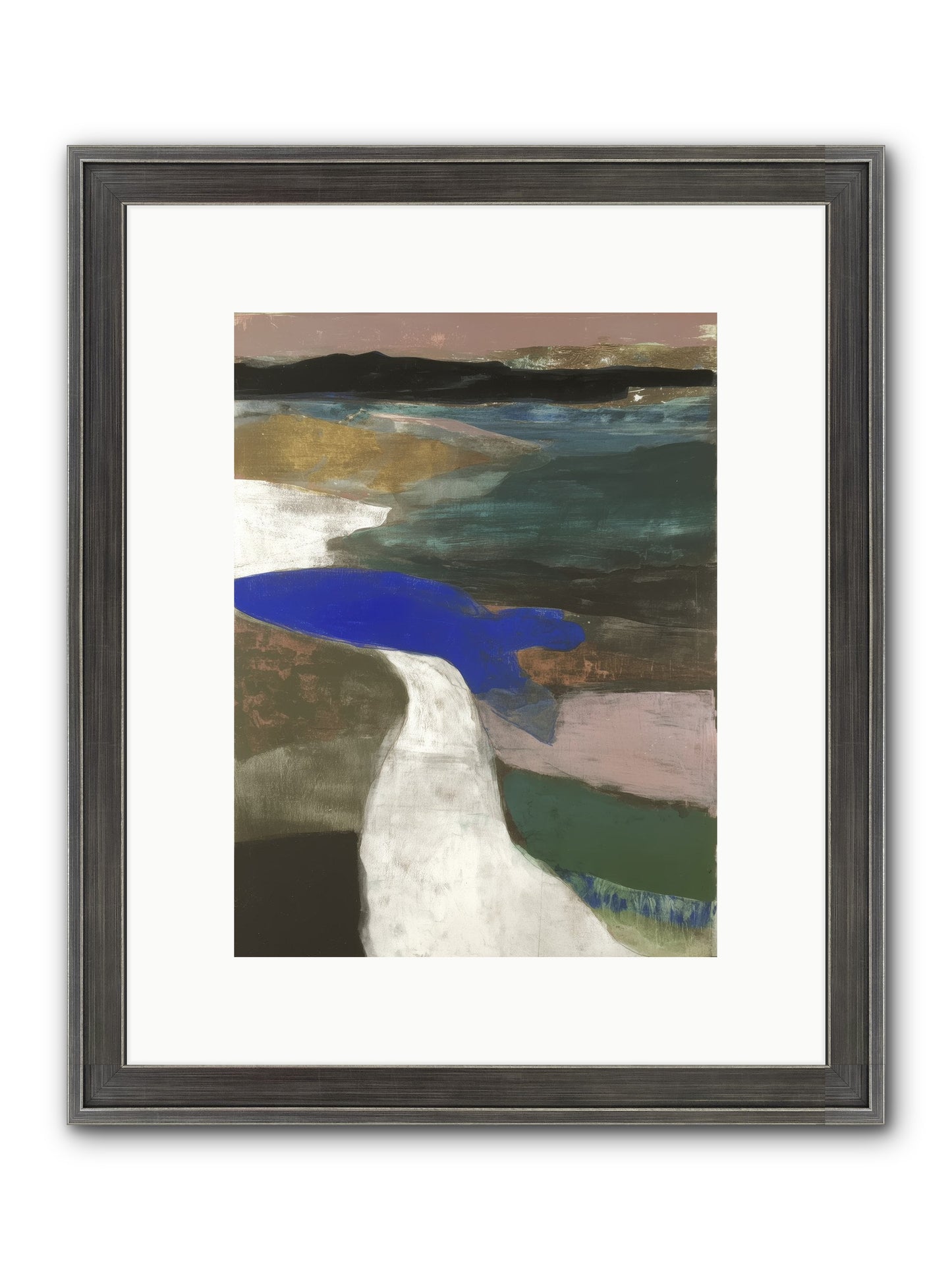 Veil Of Sighs Framed Print - Slimwoods Black/Silver 9x12