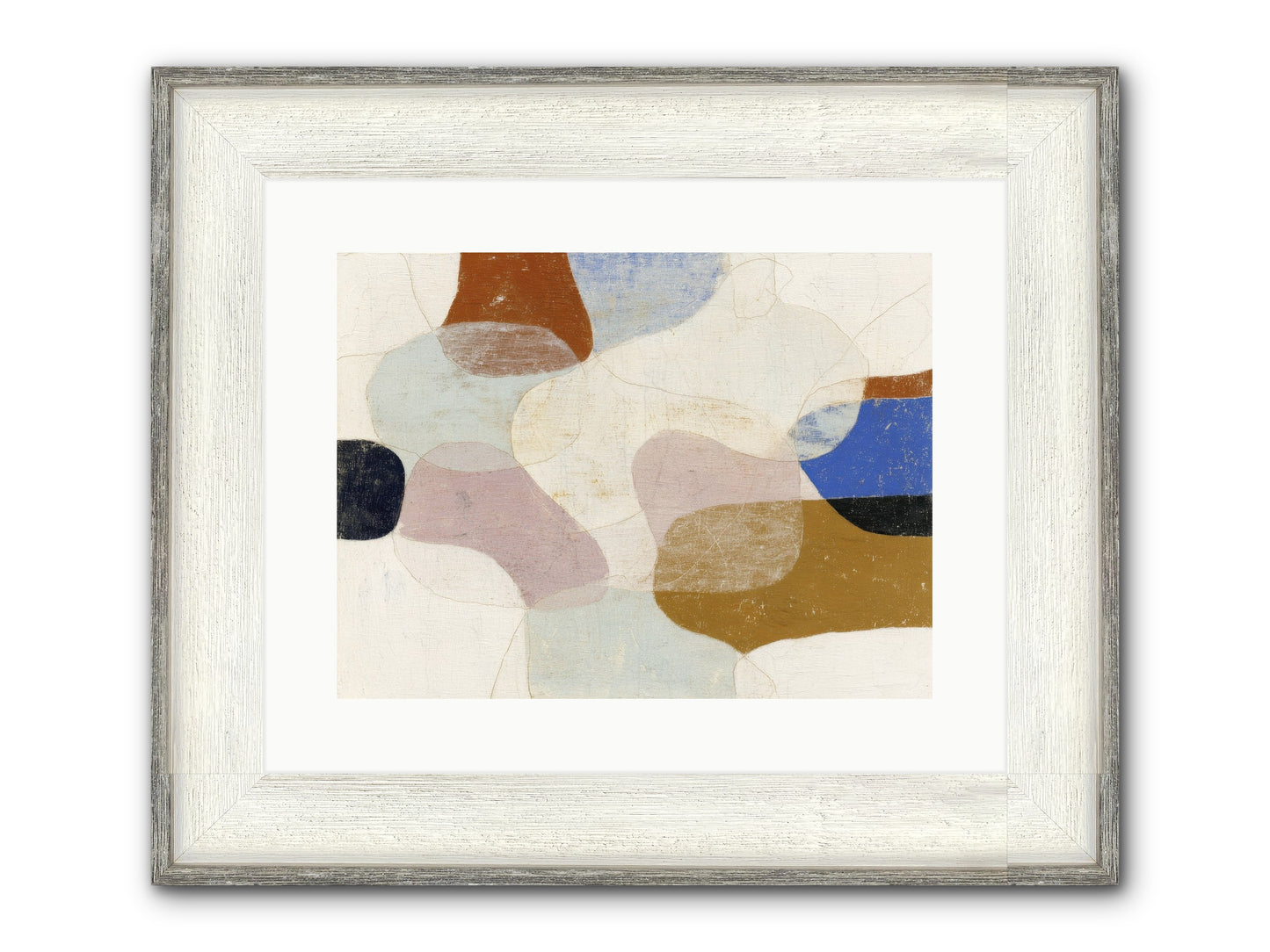 Vellum Framed Print - Driftwood White 16x12