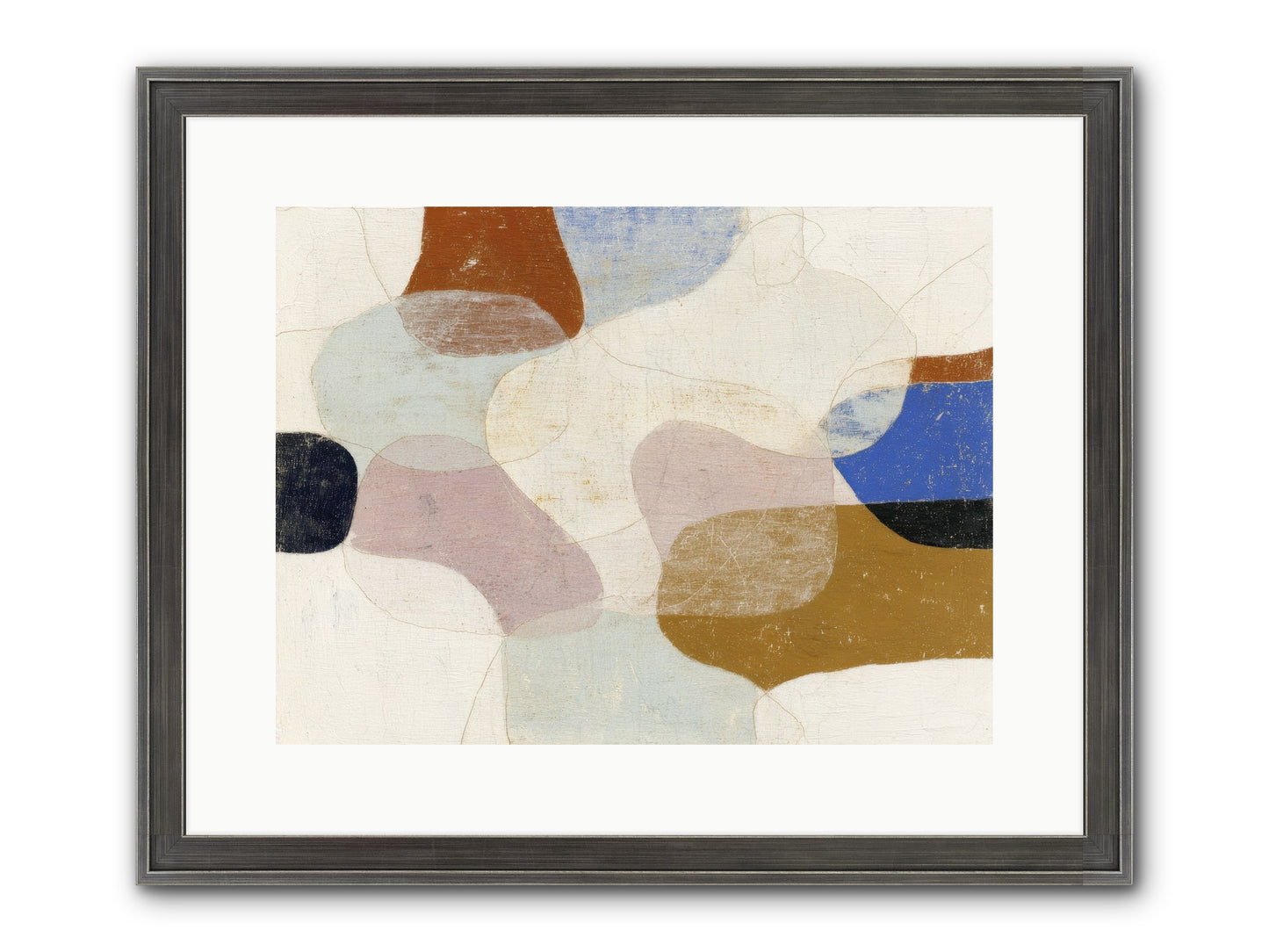 Vellum Framed Print - Slimwoods Black/Silver 16x12