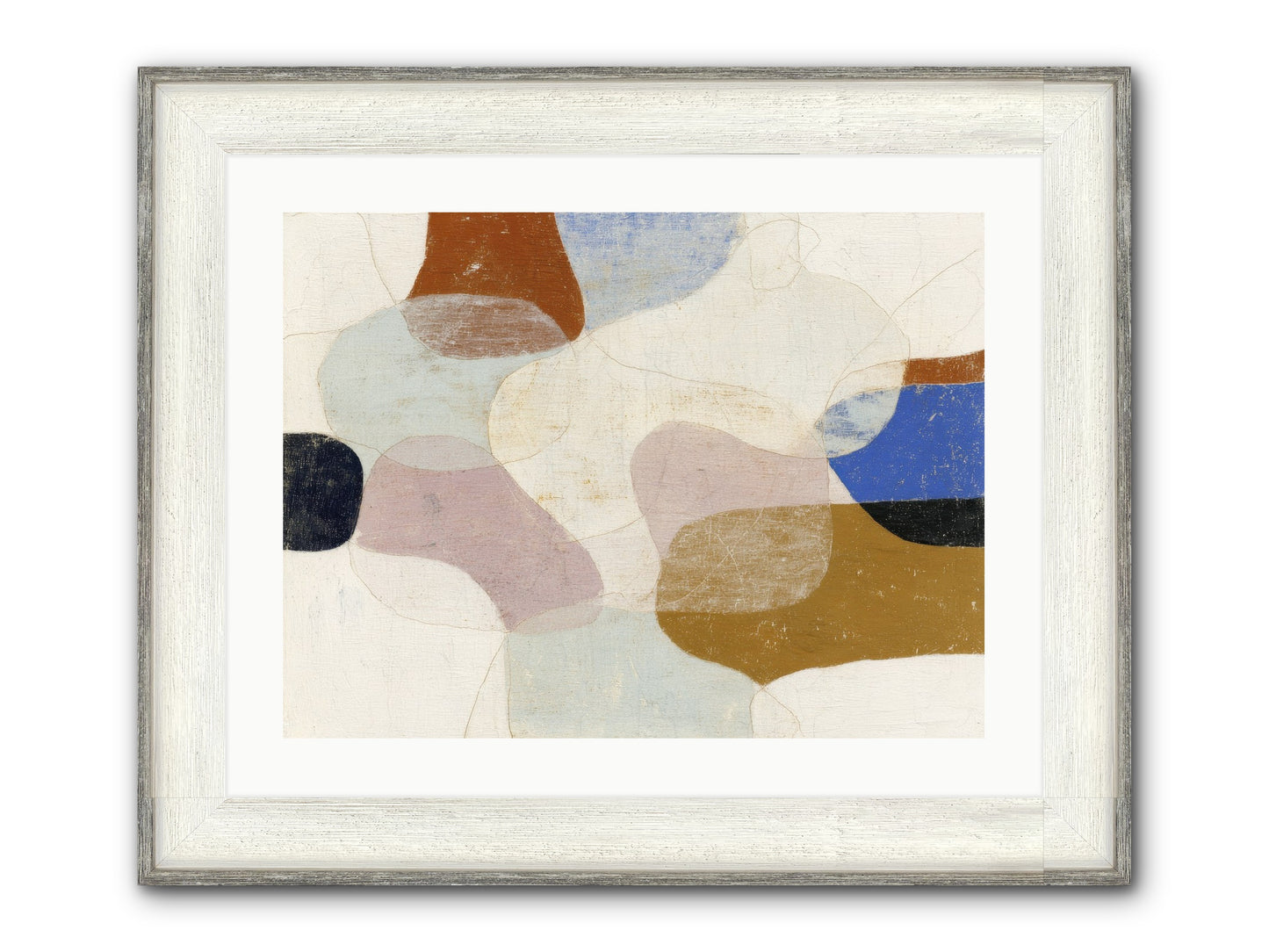 Vellum Framed Print - Driftwood White 24x18
