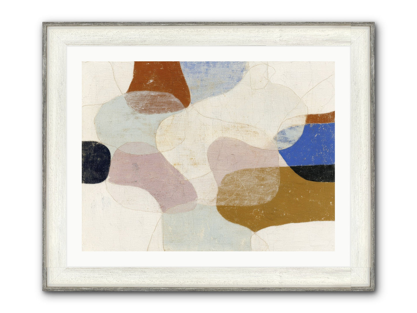 Vellum Framed Print - Driftwood White 32x24