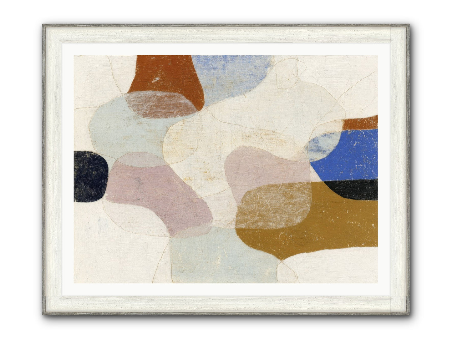 Vellum Framed Print - Driftwood White 48x36
