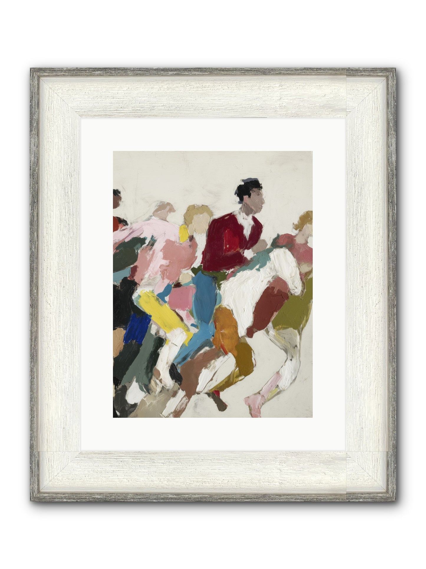 Velocity Framed Print - Driftwood White 12x16