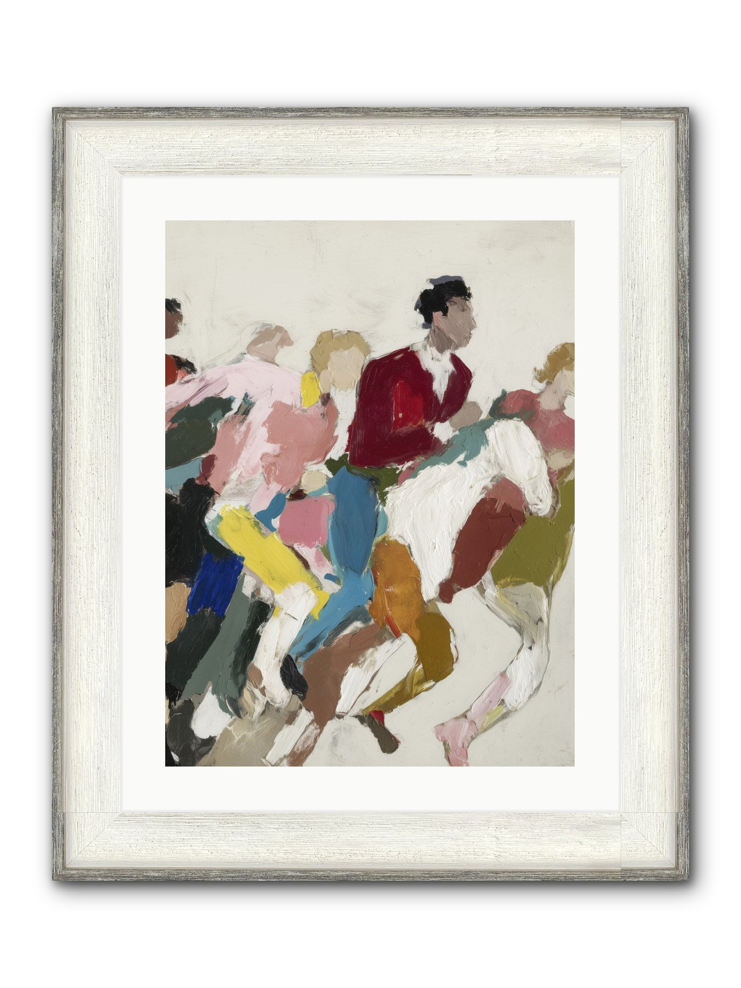 Velocity Framed Print - Driftwood White 18x24