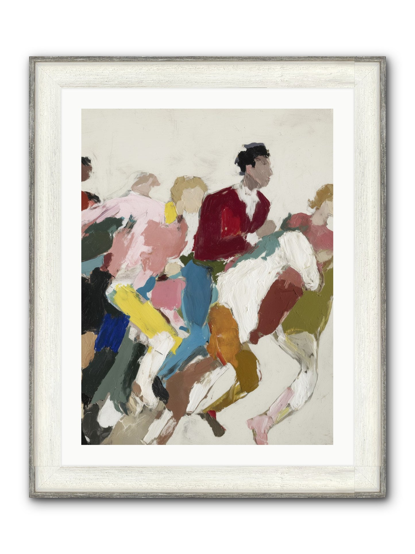 Velocity Framed Print - Driftwood White 24x32