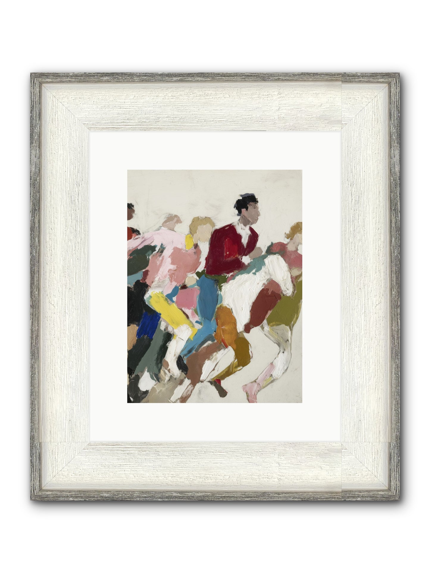Velocity Framed Print - Driftwood White 9x12