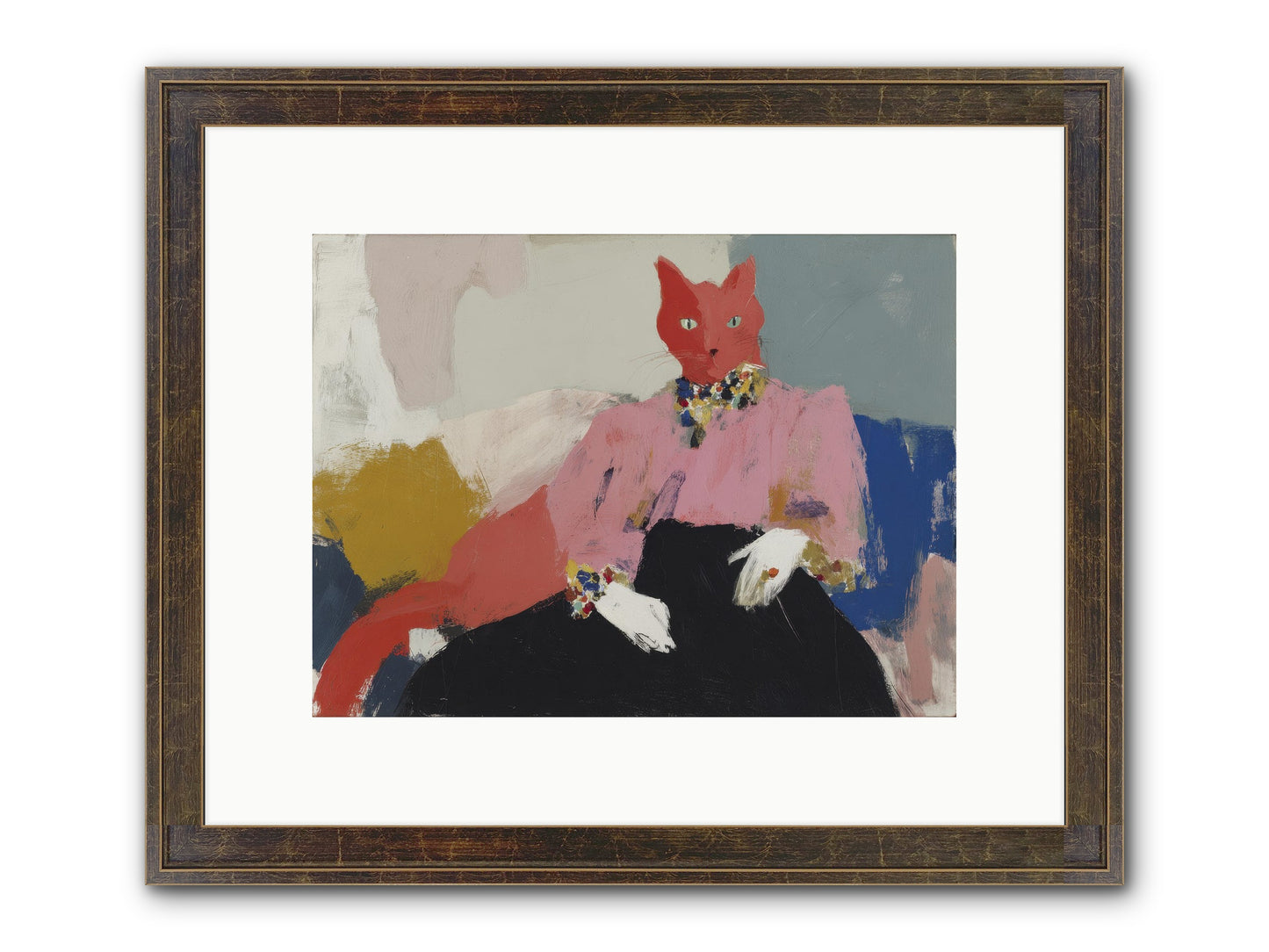Velvet Afternoon Framed Print - Slimwoods Black/Gold 12x9