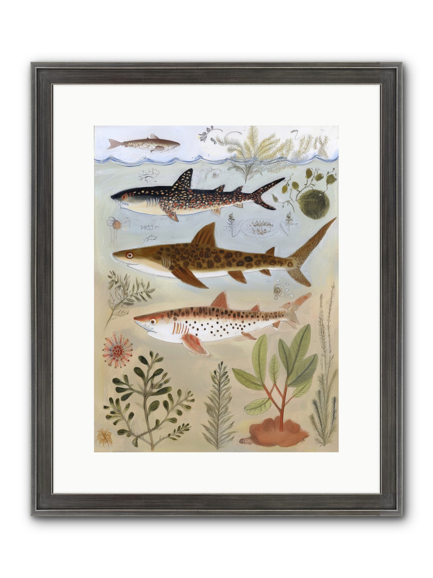 Velvet Depths Framed Print - Slimwoods Black/Silver 12x16
