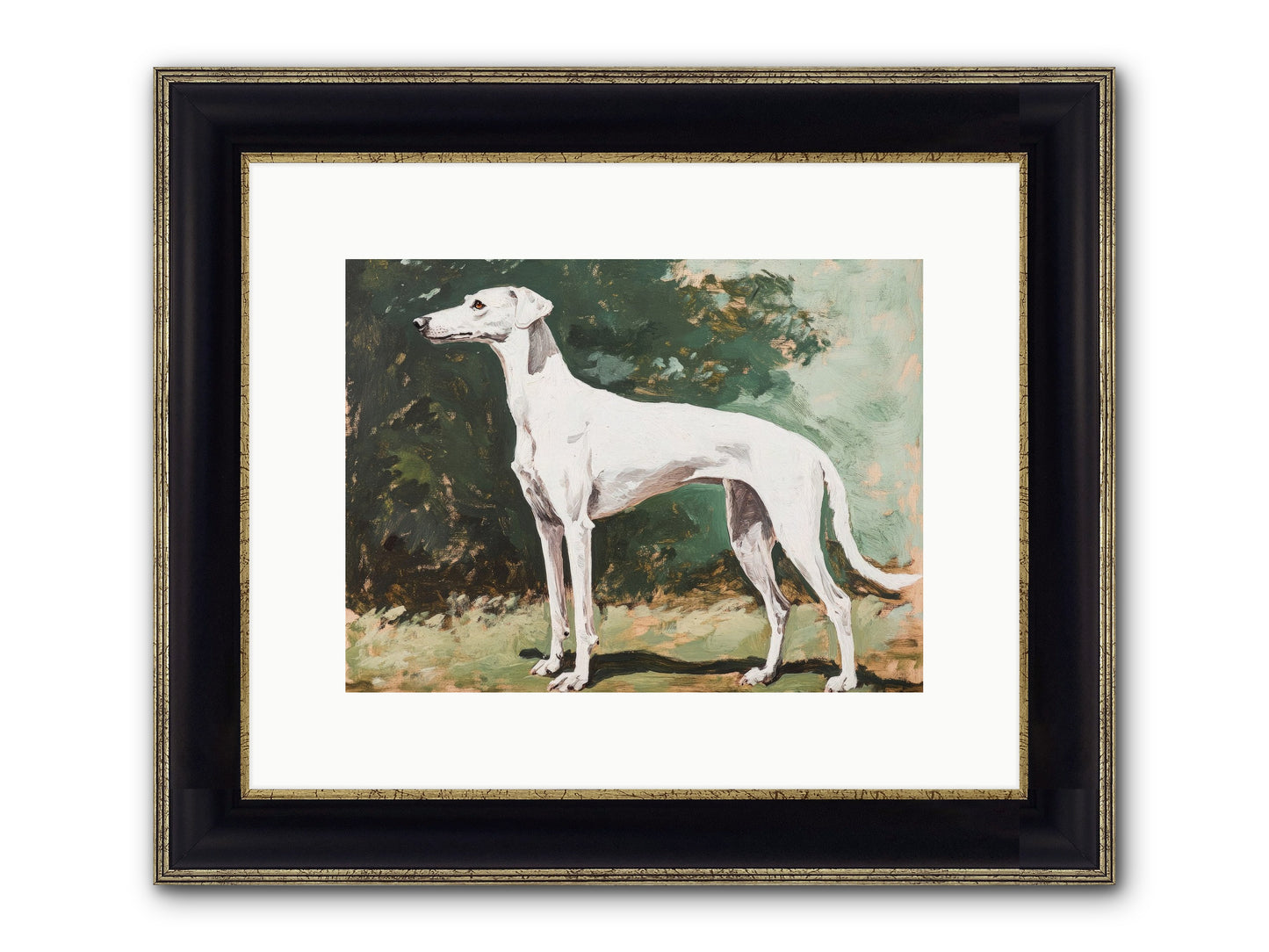 Velvet Hours Framed Print - Black & Gold 12x9