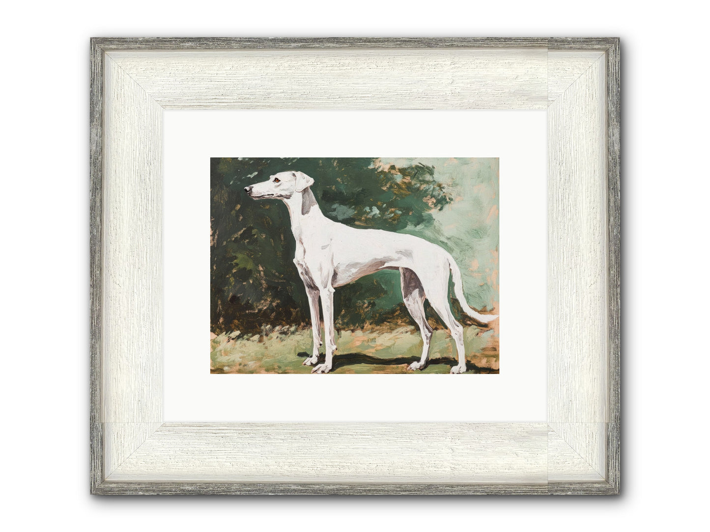 Velvet Hours Framed Print - Driftwood White 12x9