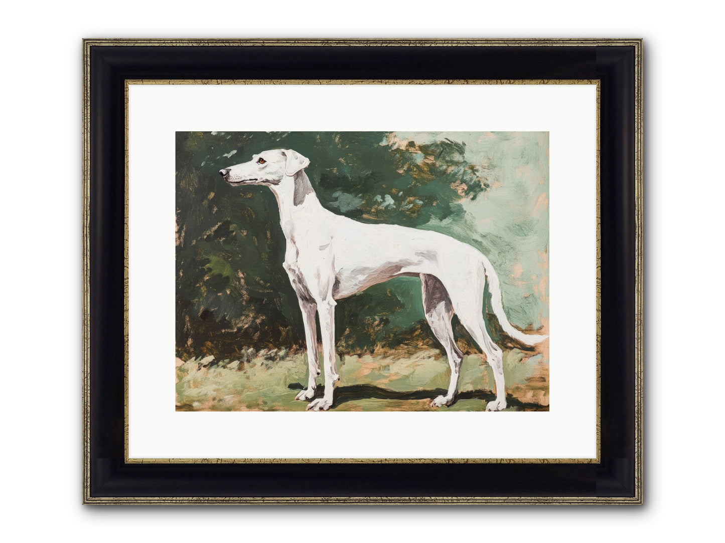 Velvet Hours Framed Print - Black & Gold 16x12