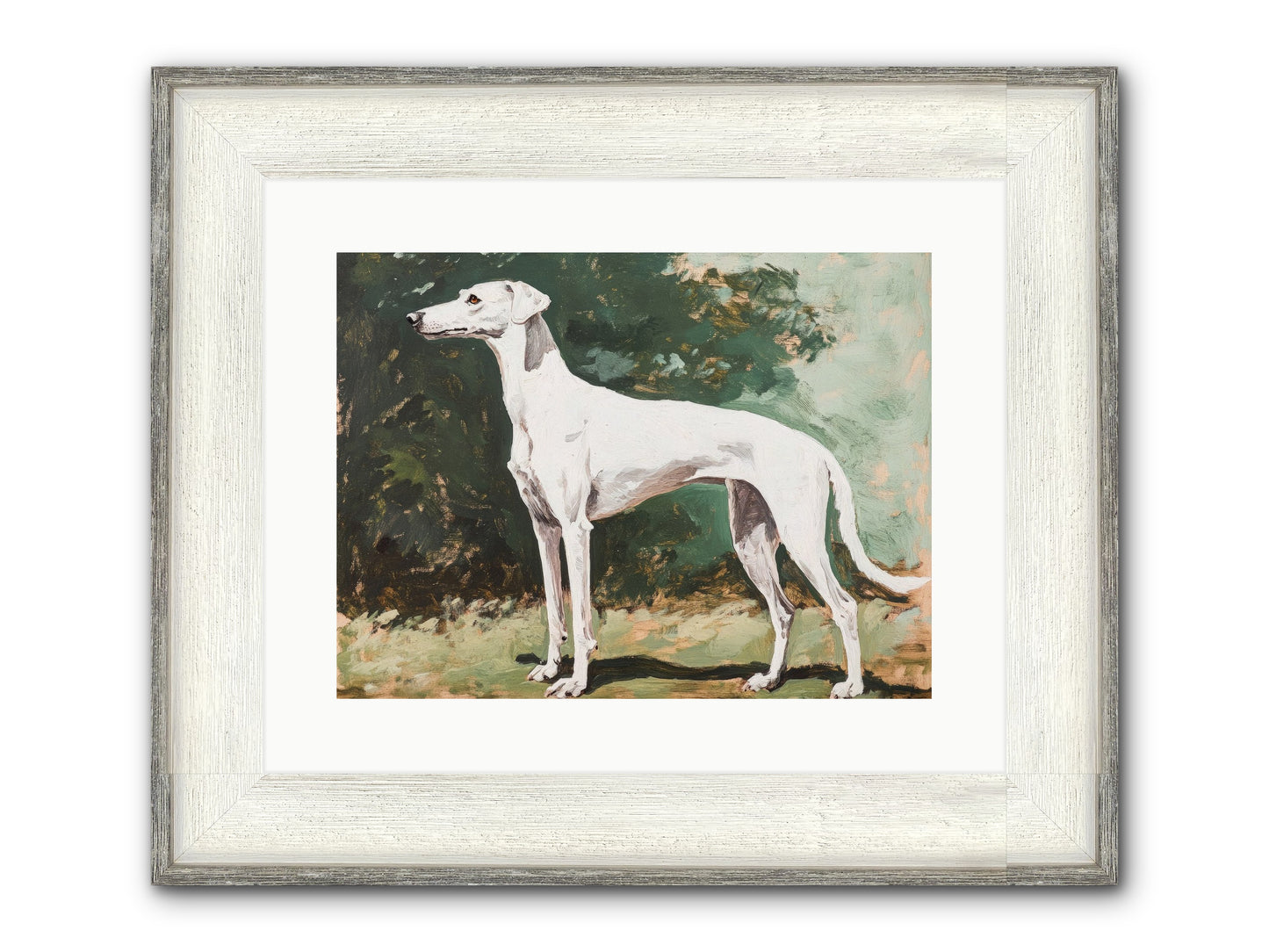 Velvet Hours Framed Print - Driftwood White 16x12
