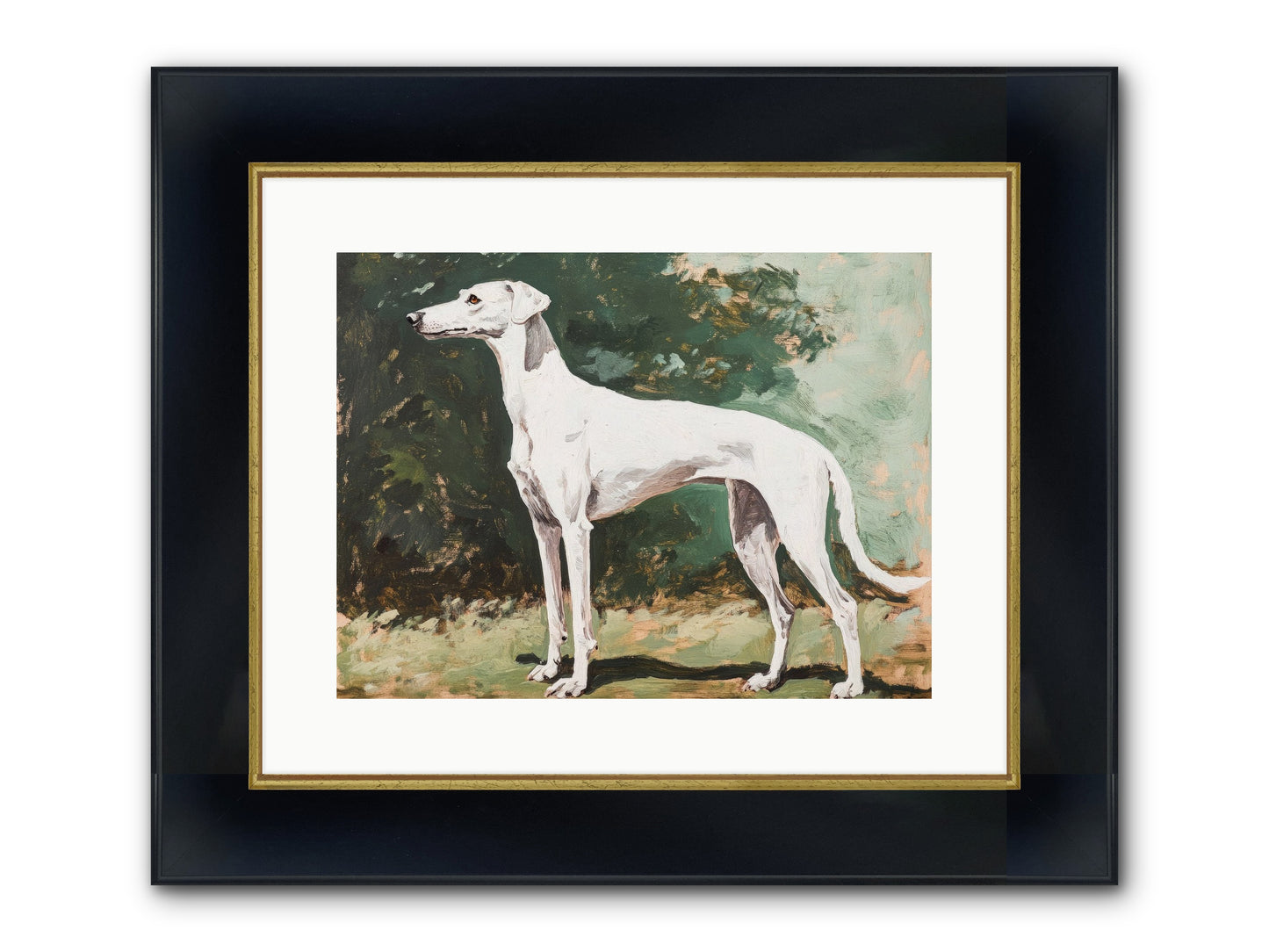 Velvet Hours Framed Print - Wide Black w/Gold 16x12