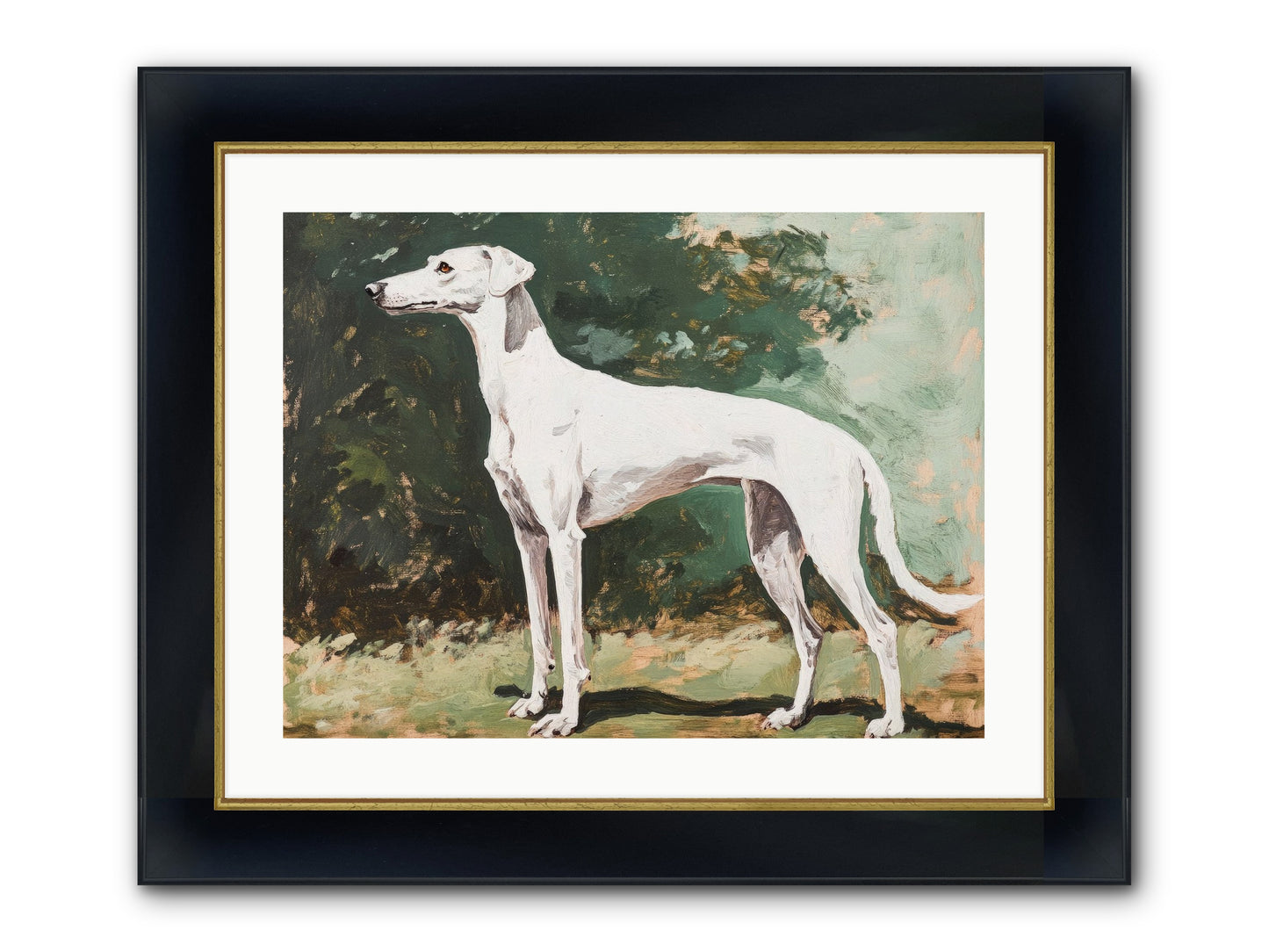 Velvet Hours Framed Print - Wide Black w/Gold 24x18